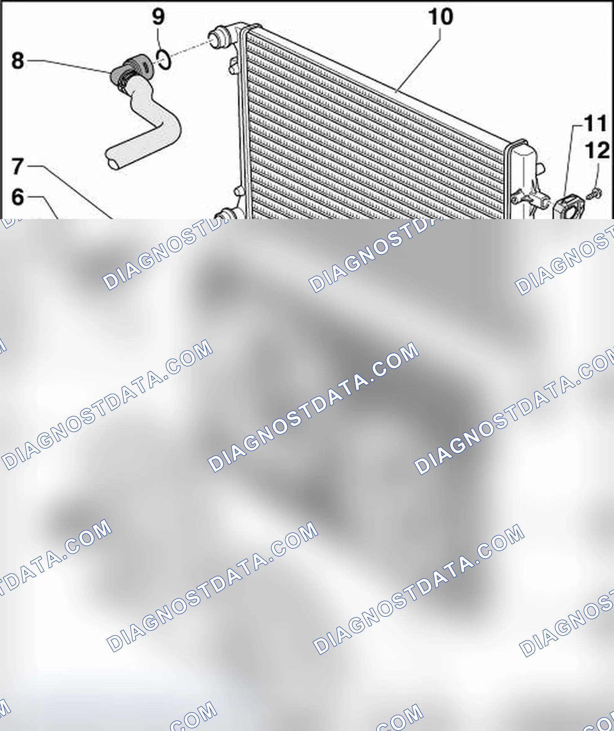 Scheme 188: RADIATOR AND RADIATOR FAN COMPONENT OVERVIEW