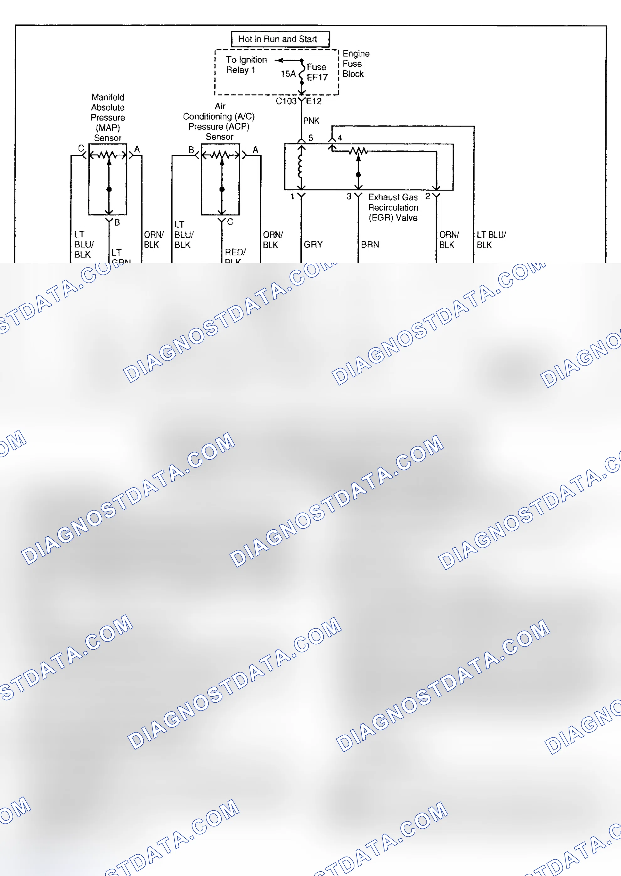 Scheme 266: DTC P1635: PCM/ECM 5 VOLT REFERENCE LINE LOW