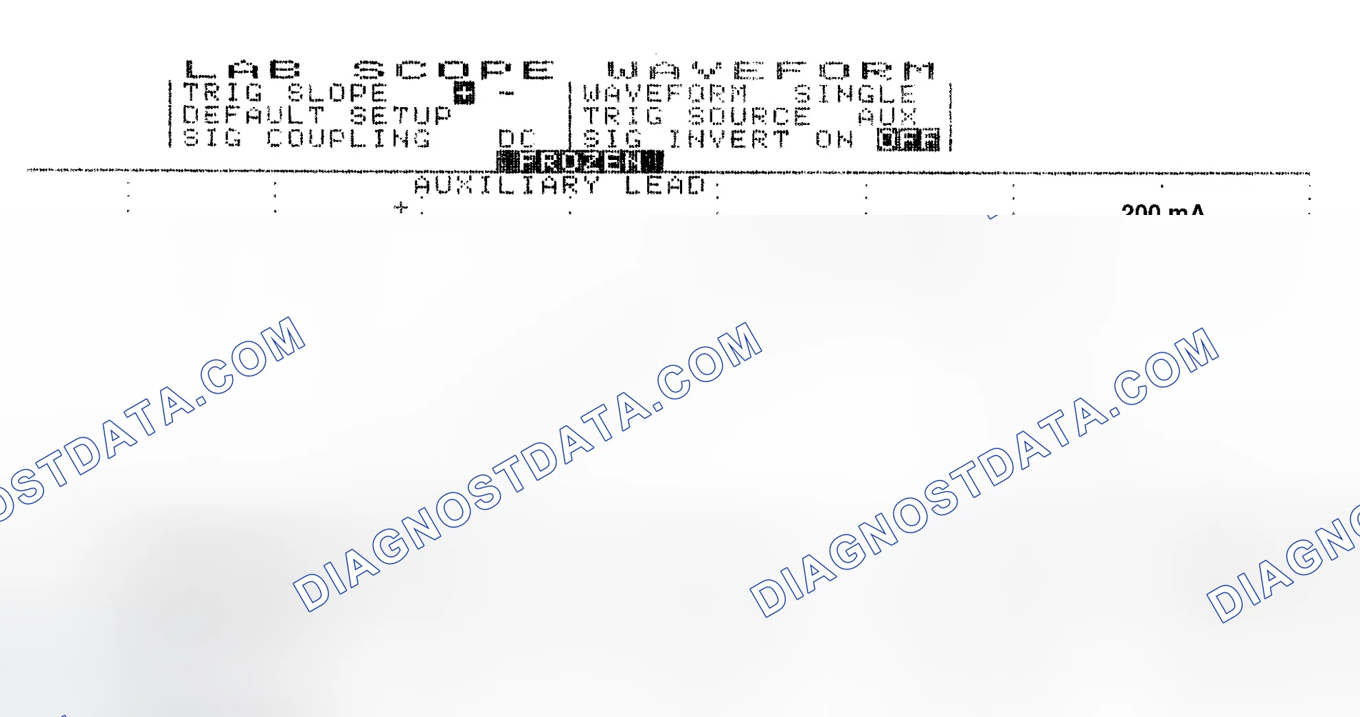Scheme 13: Single Injector w/Normal Current Flow - Current Pattern