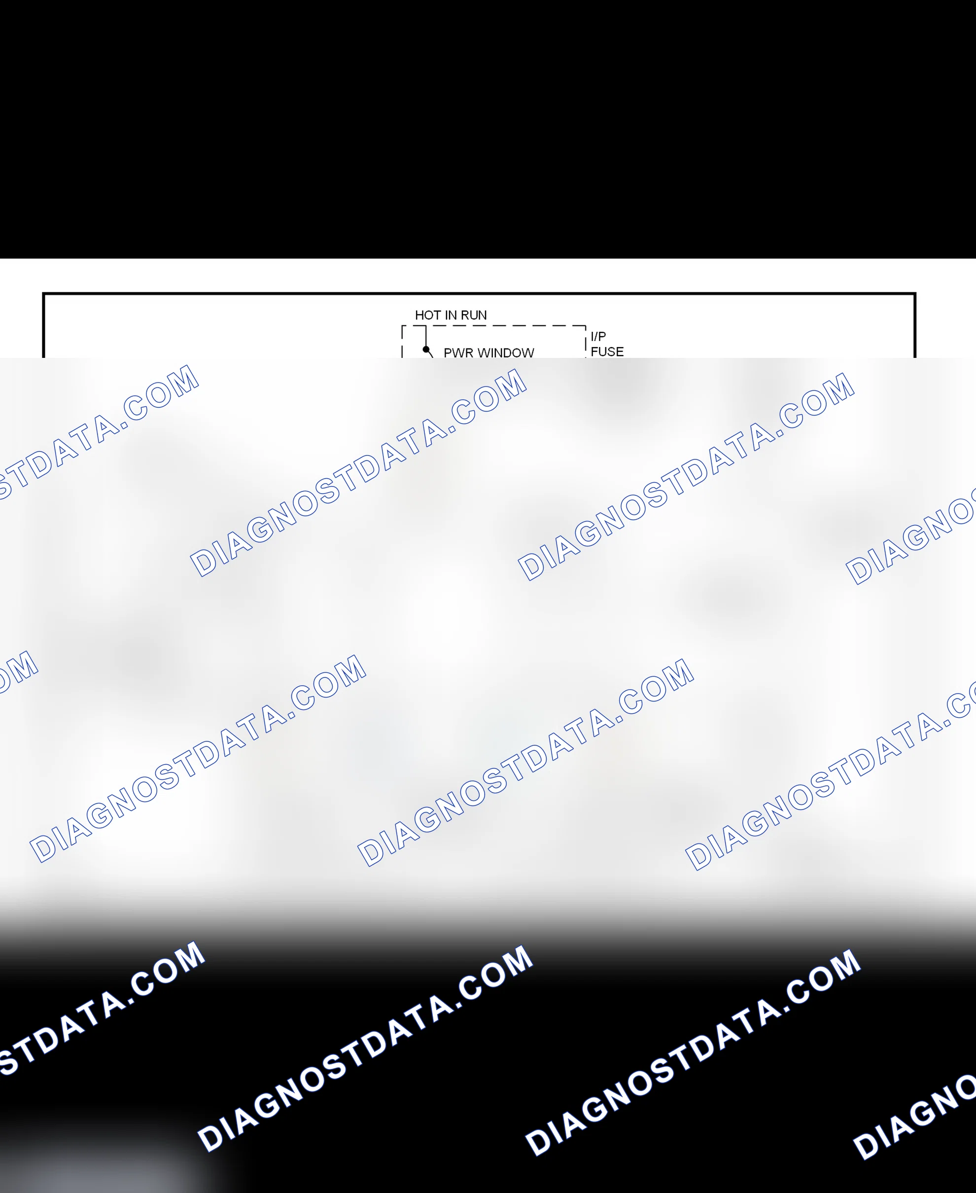 Fig. 2: Power Window System Wiring Diagram (Cavalier & Sunfire - 2-Door)
