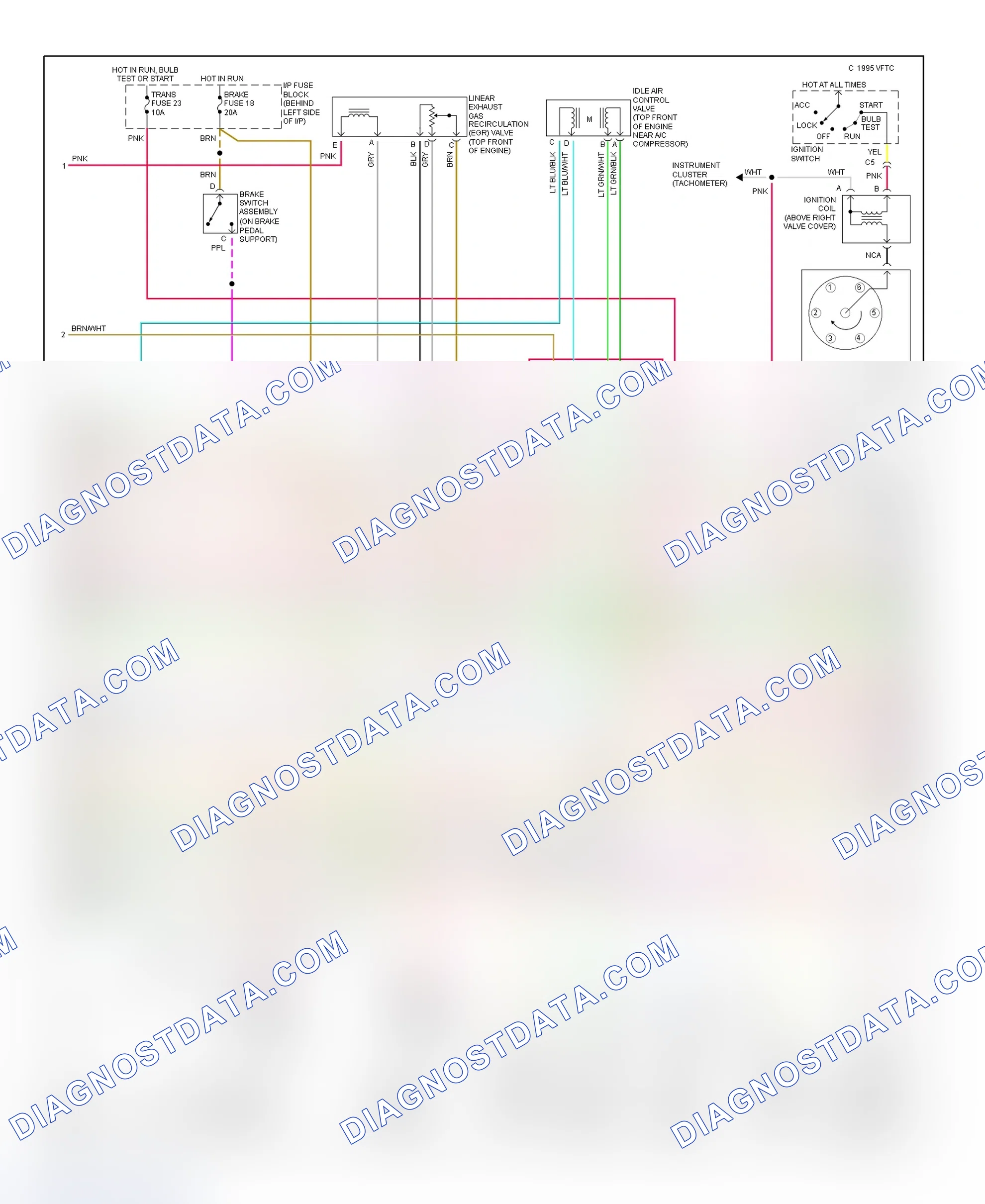 Scheme 314: Wiring Diagram ("S" & "T" Blazer, Jimmy, Pickup & Sonoma - 4.3L VIN W W/VCM-A - 2 Of 3)