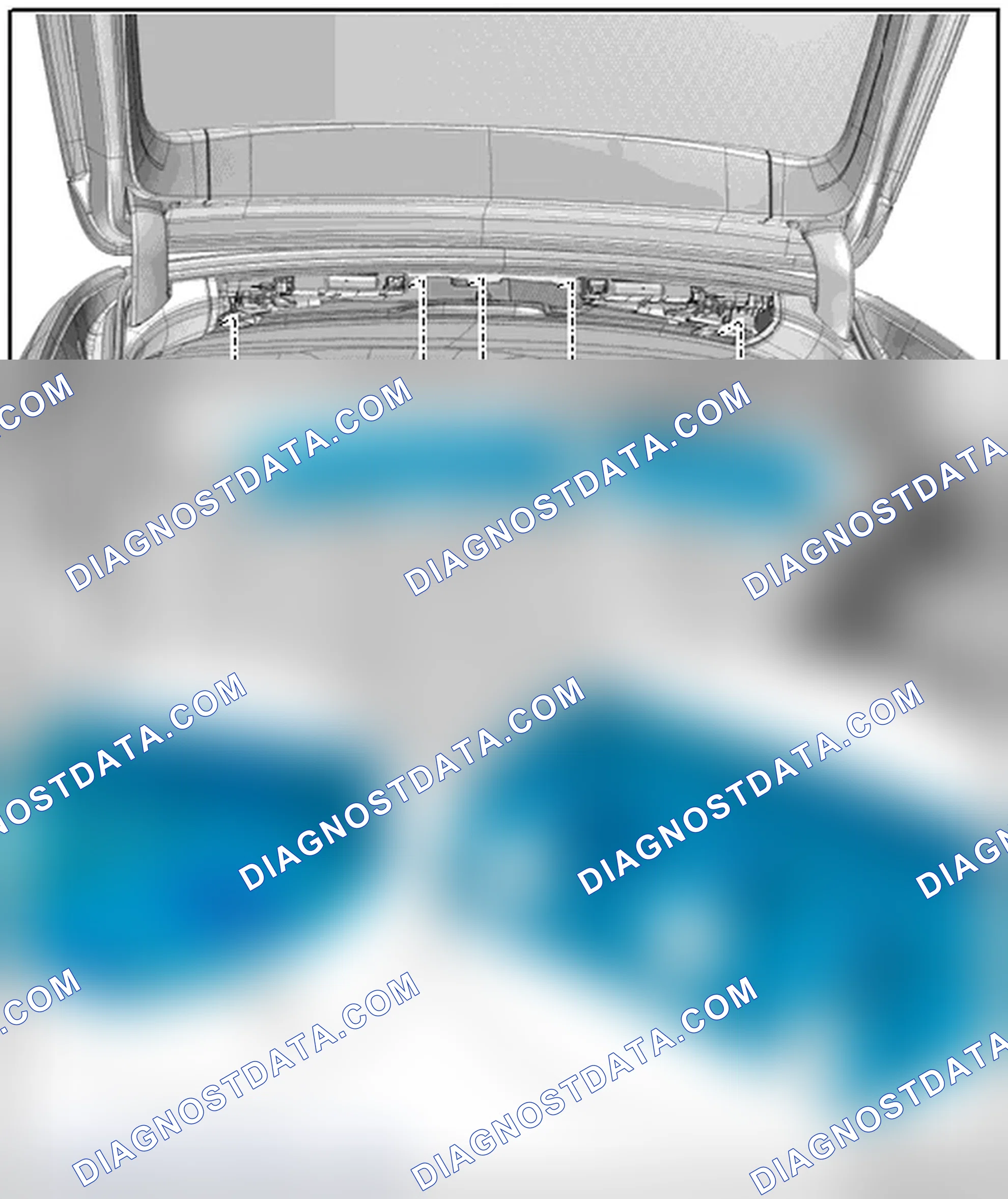 Scheme 177: REAR ROOF PANEL TRIM OVERVIEW