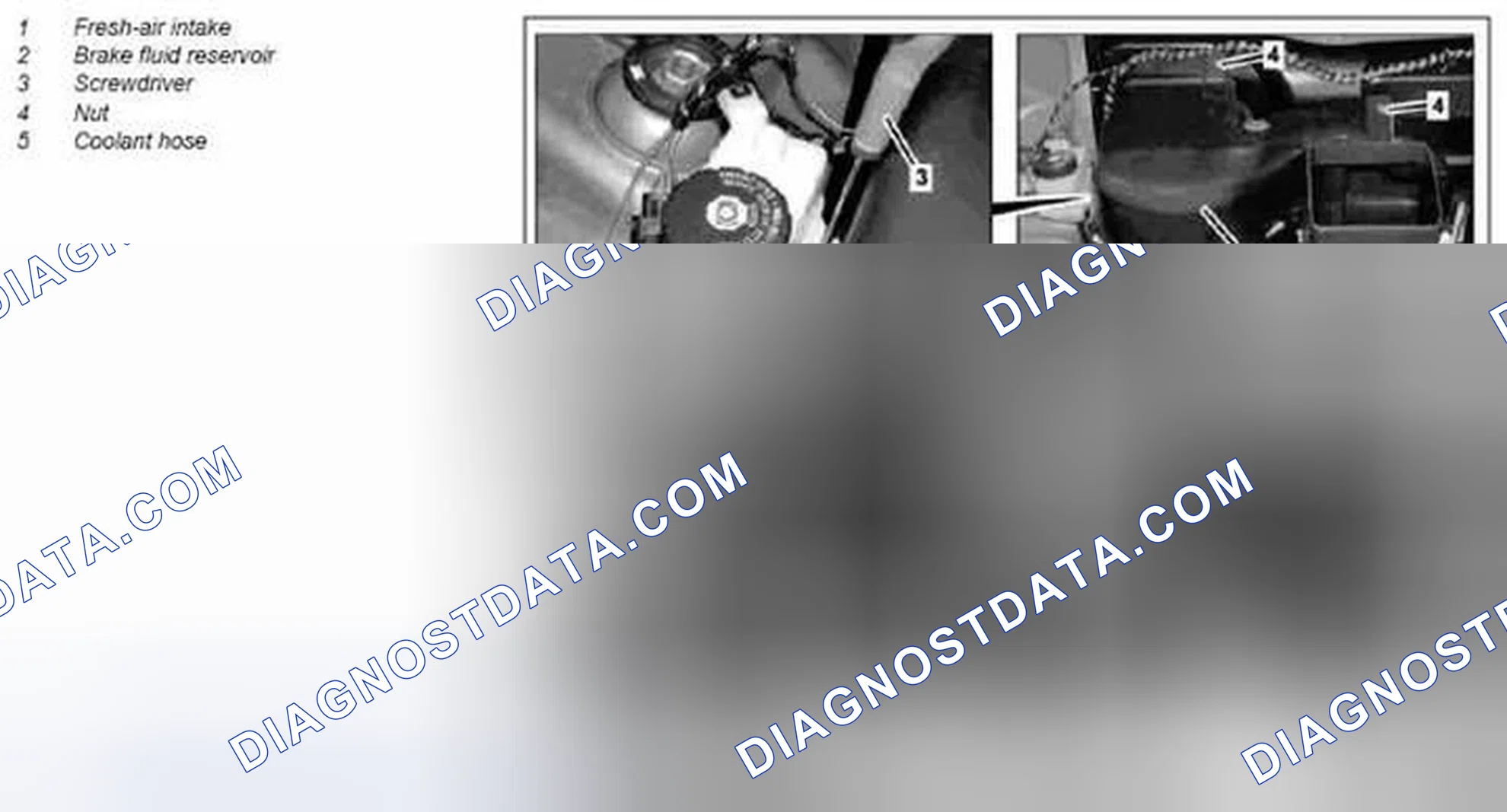 Scheme 27: Remove/install fresh-air intake - AR83.10-P-3220MCU