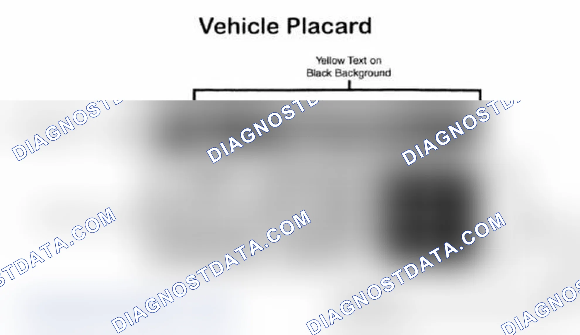 Scheme 28: Vehicle Tire Placard - Typical