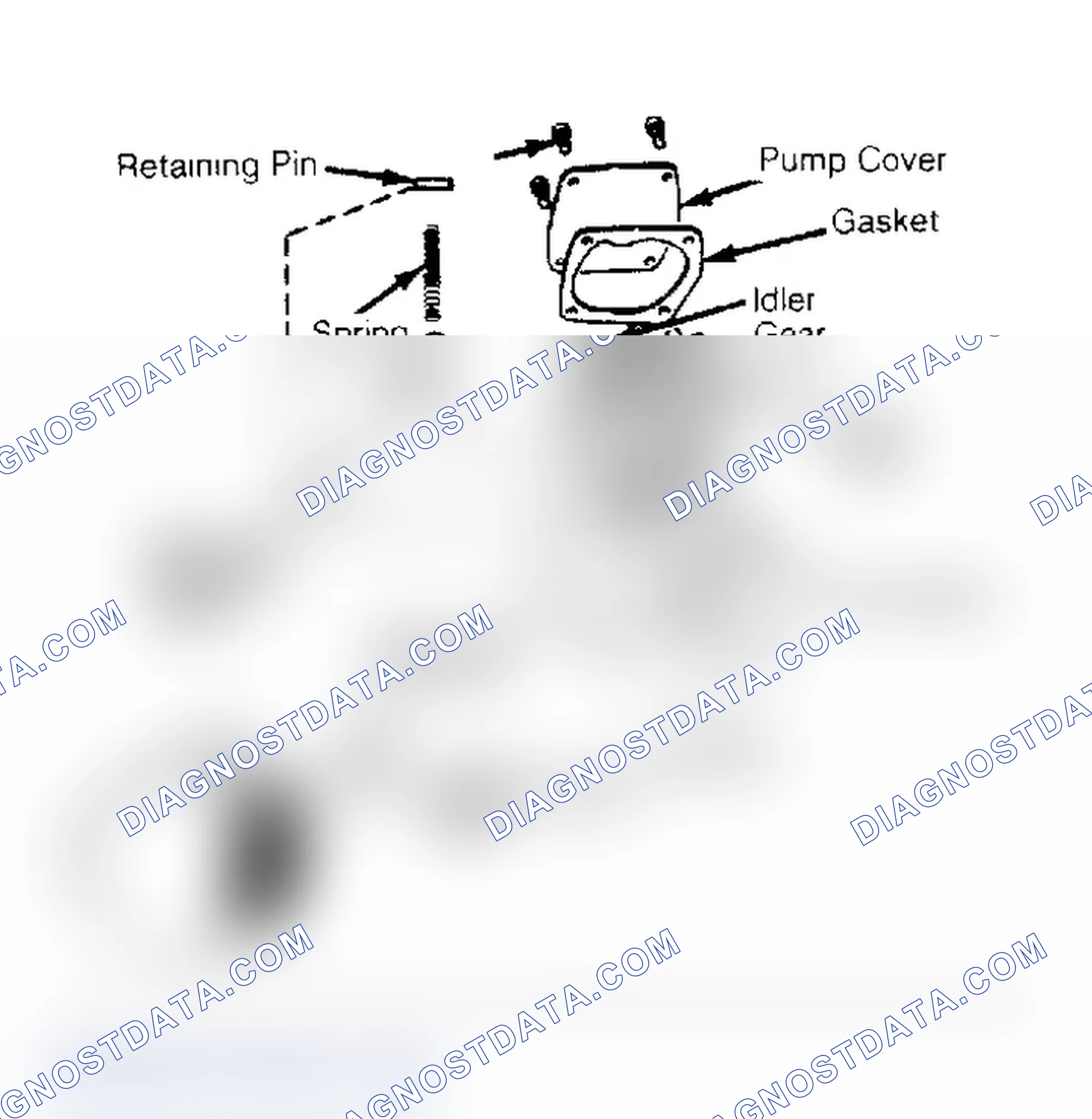 Scheme 9: Oil Pump Assembly Be sure to mark gears at meshing point. Courtesy of General Motors.