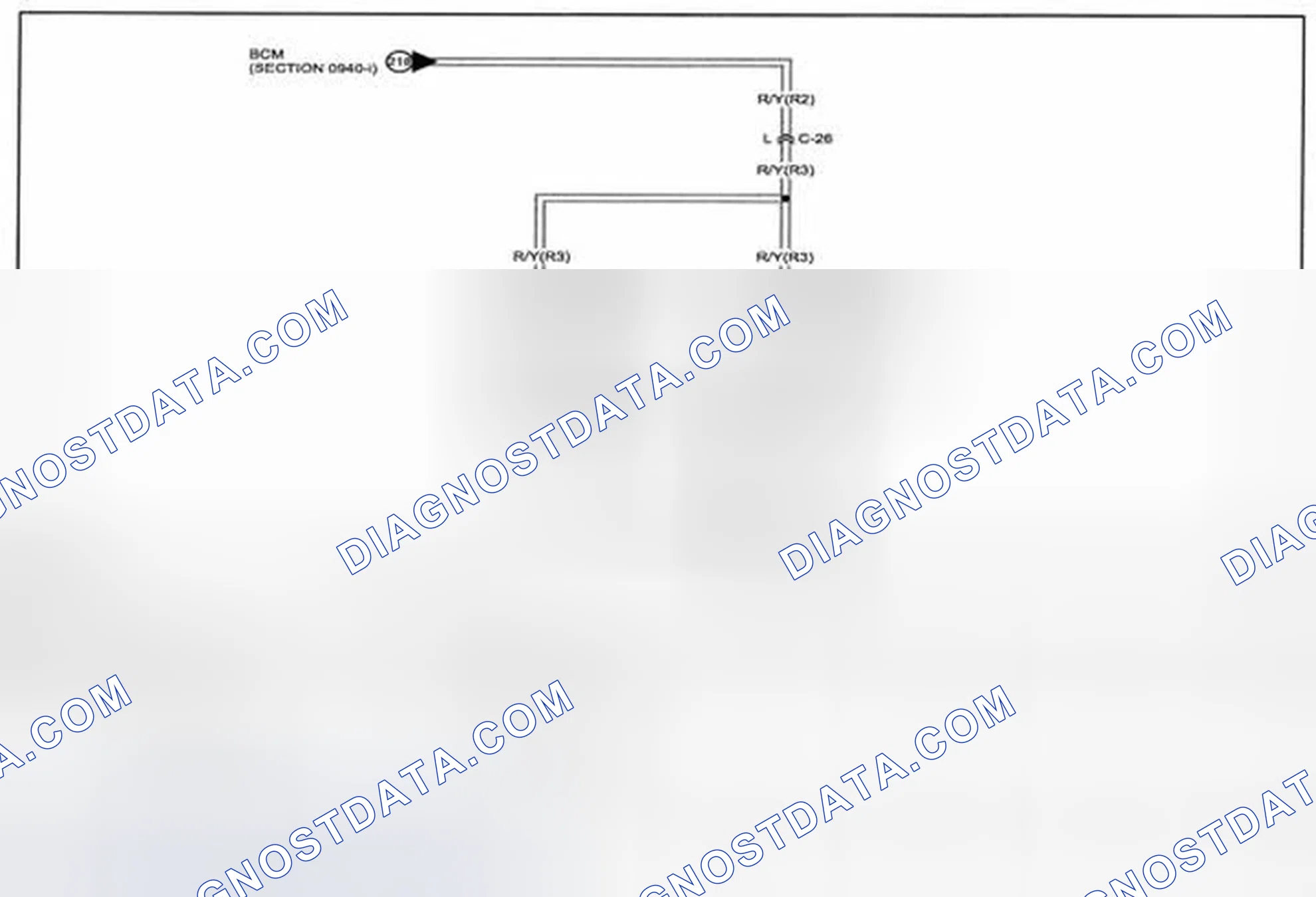 Scheme 268: Back-Up Light System Wiring Diagram - 0918-7 (1 Of 2)