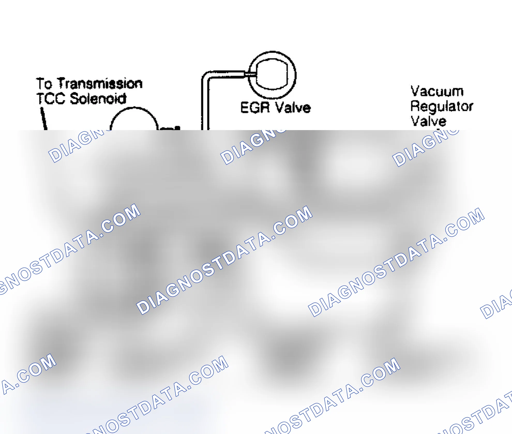 Scheme 74: EGR System Vacuum Diagram (V8 Diesel)