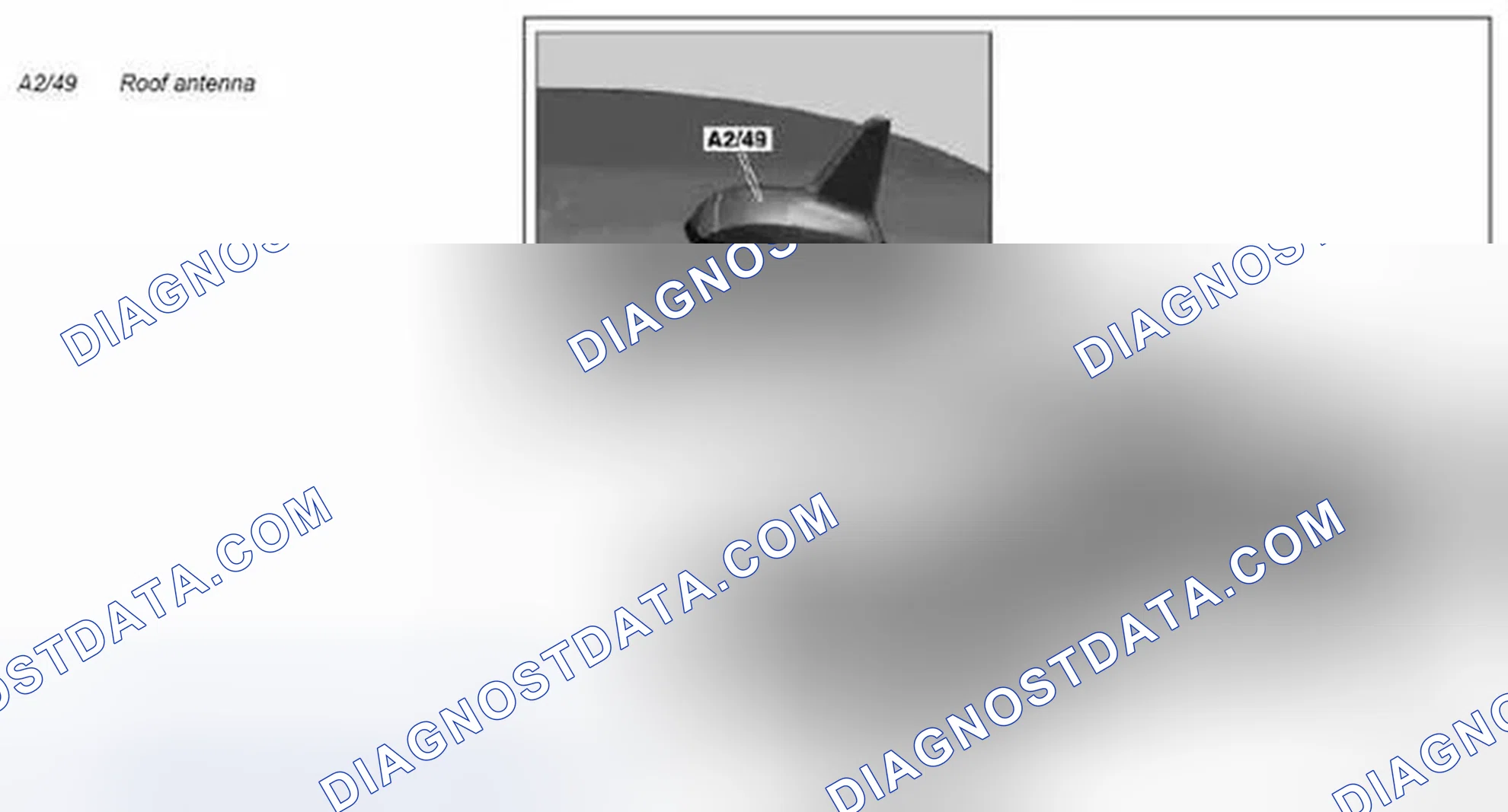 Scheme 11: Multifunction antenna, component description - GF82.62-P-3137TM