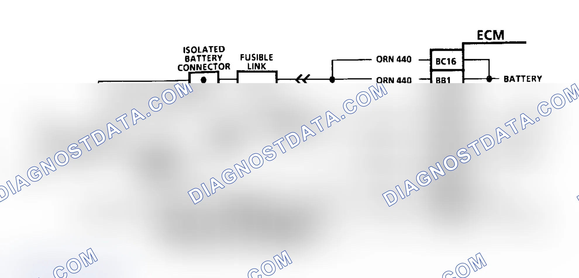 Scheme 208: Chart A1 Schematic, (3.8L "C" & "H" Bodies) No "SES" Light