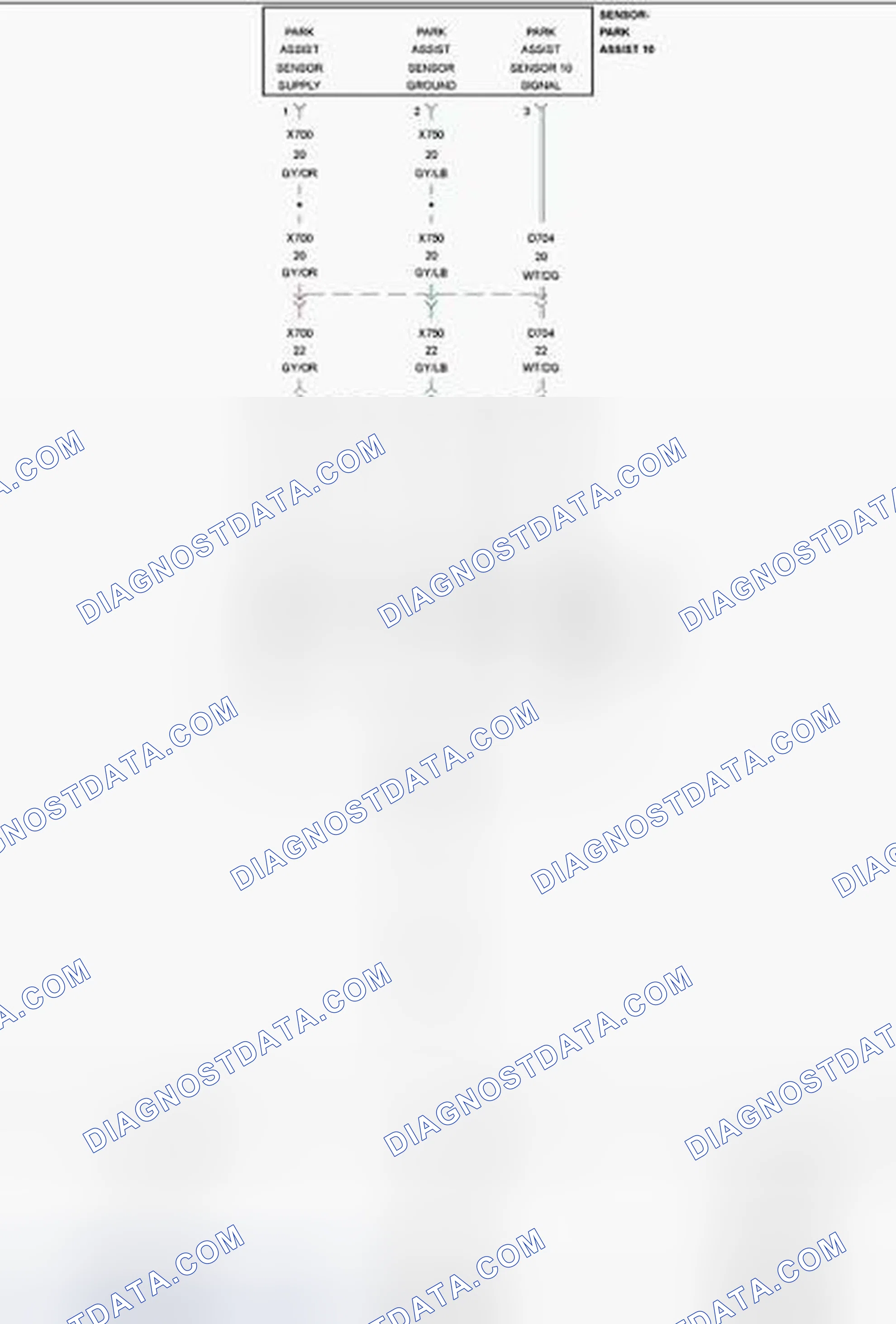 Scheme 119: B1297-11-PTS SENSOR 10 - CIRCUIT SHORT TO GROUND