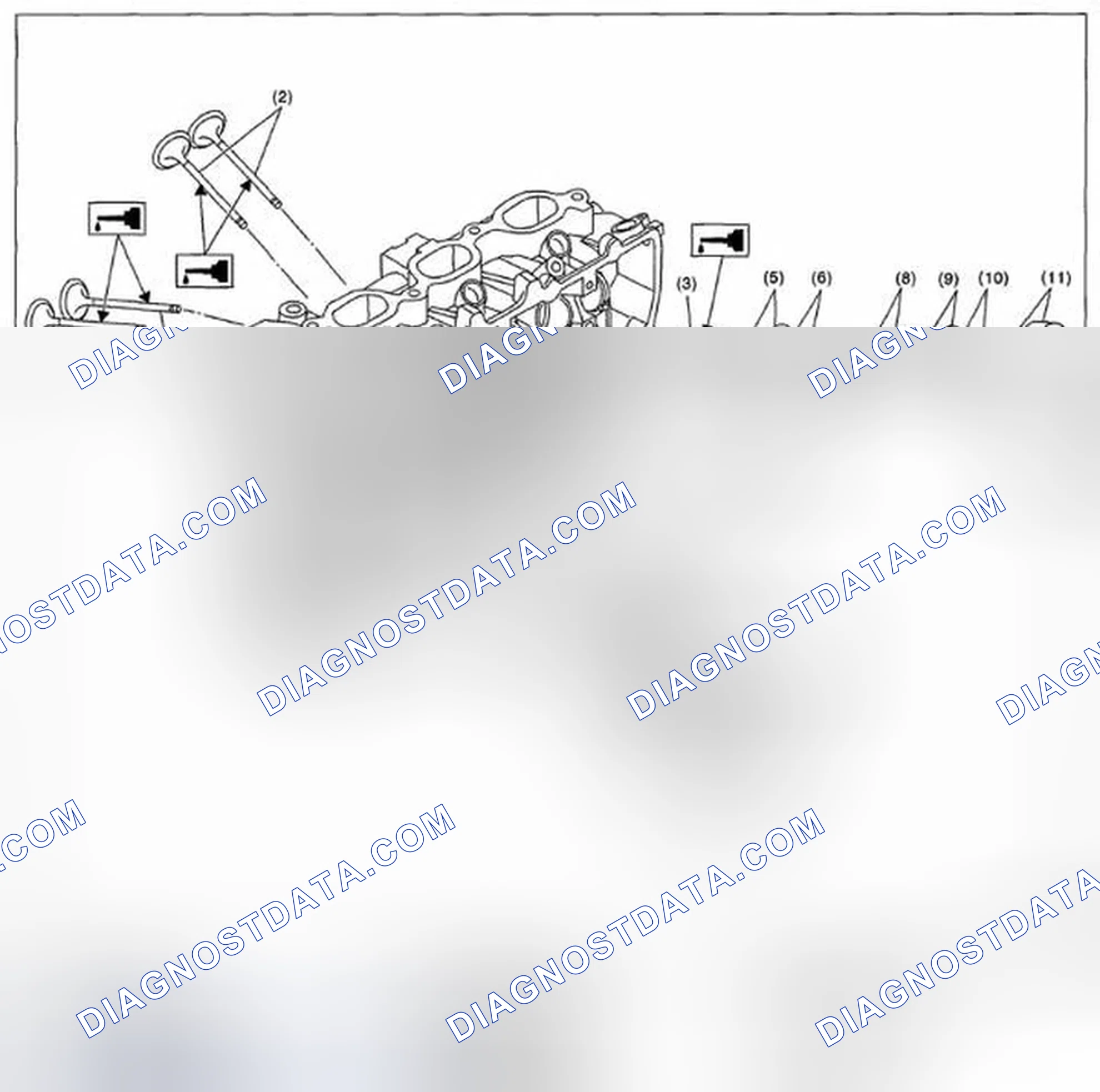 Scheme 220: CYLINDER HEAD AND VALVE ASSEMBLY