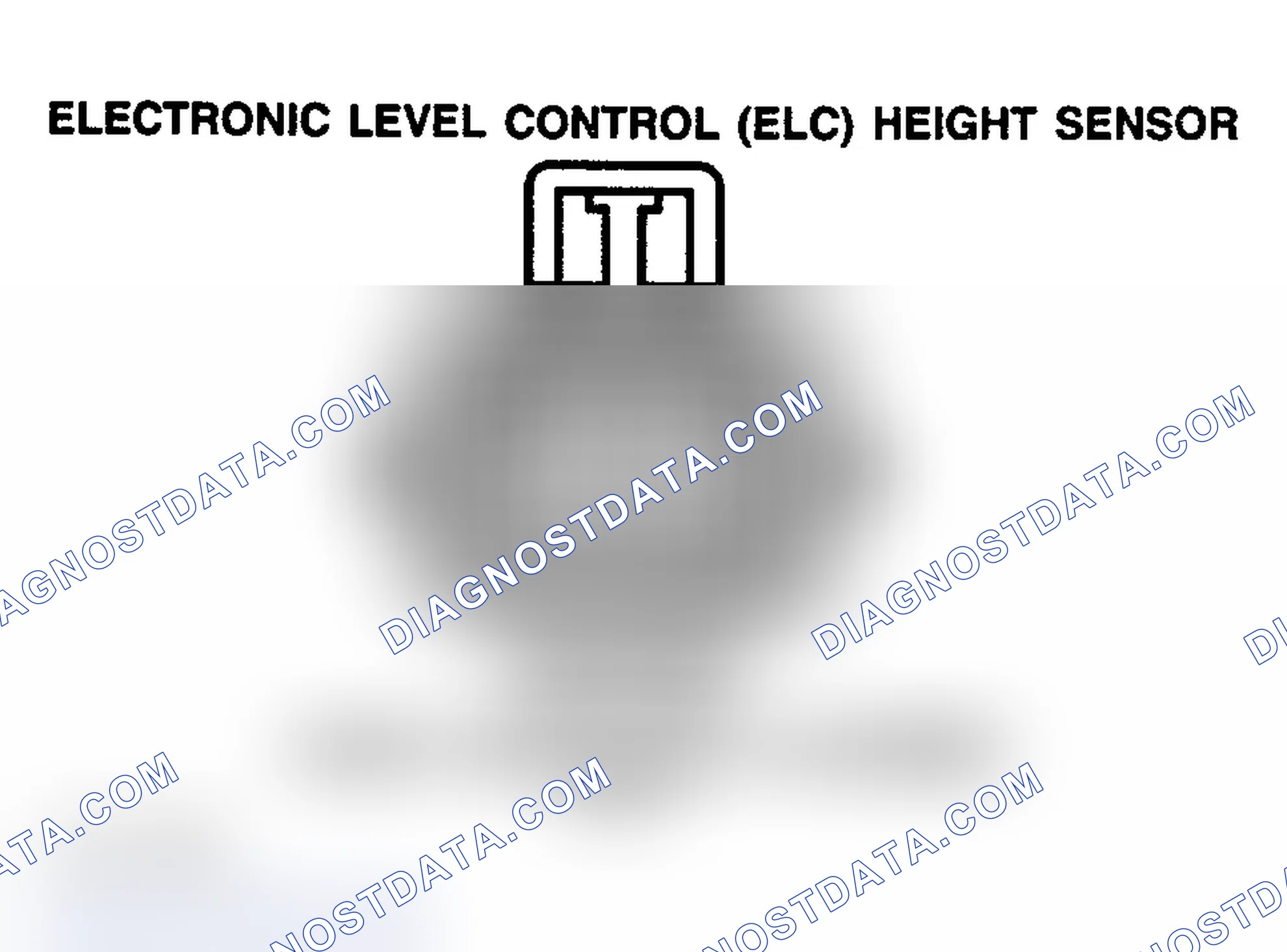 Scheme 121: ELECTRONIC LEVEL CONTROL (ELC) HEIGHT SENSOR
