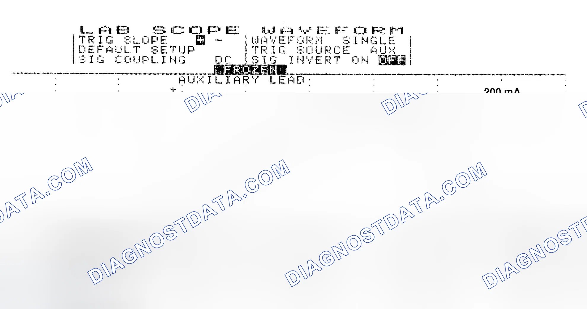 Scheme 13: Single Injector w/Normal Current Flow - Current Pattern