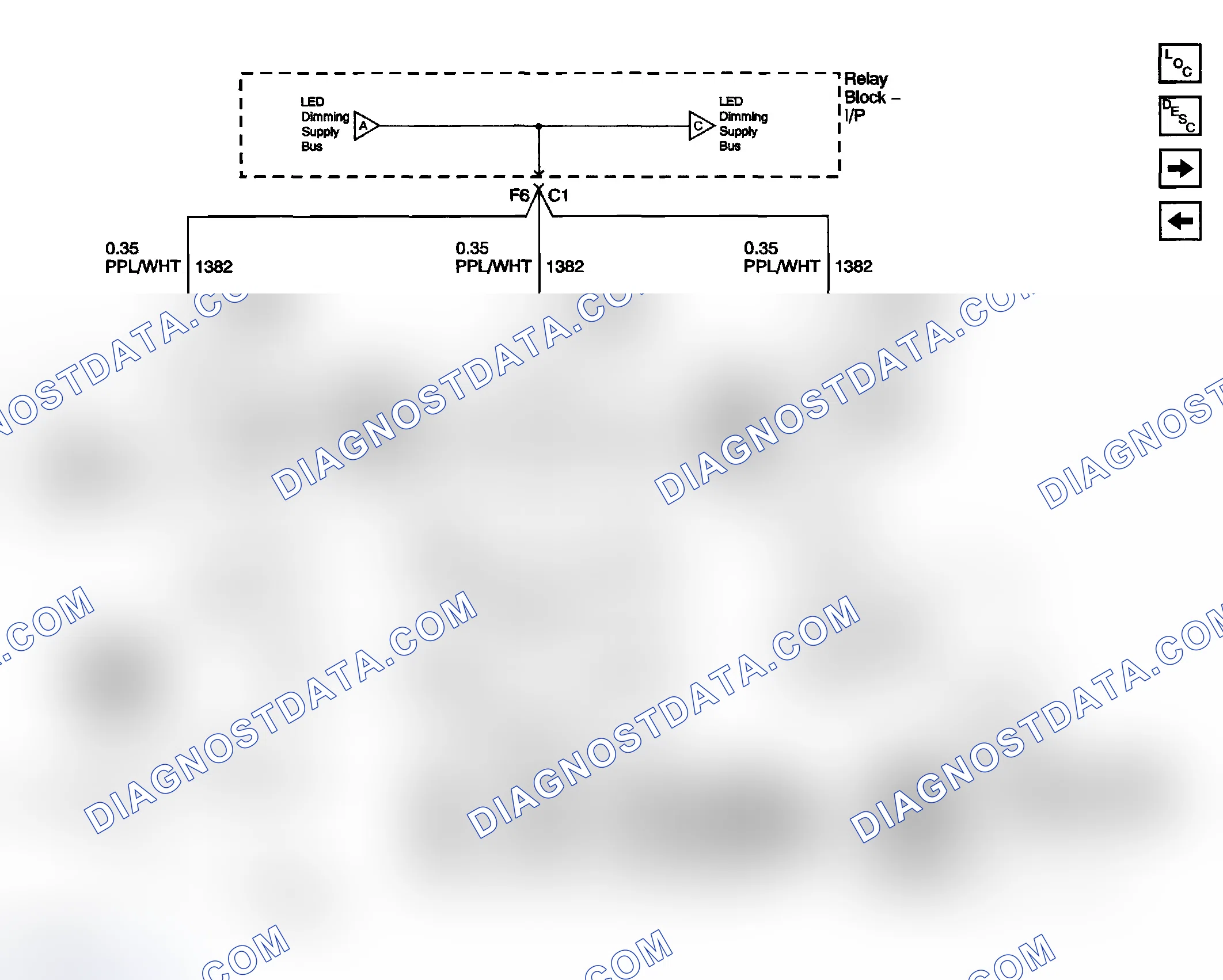 Scheme 35: Interior Lights Dimming Schematics (LED Dimming Supply Voltage - 1 of 2)