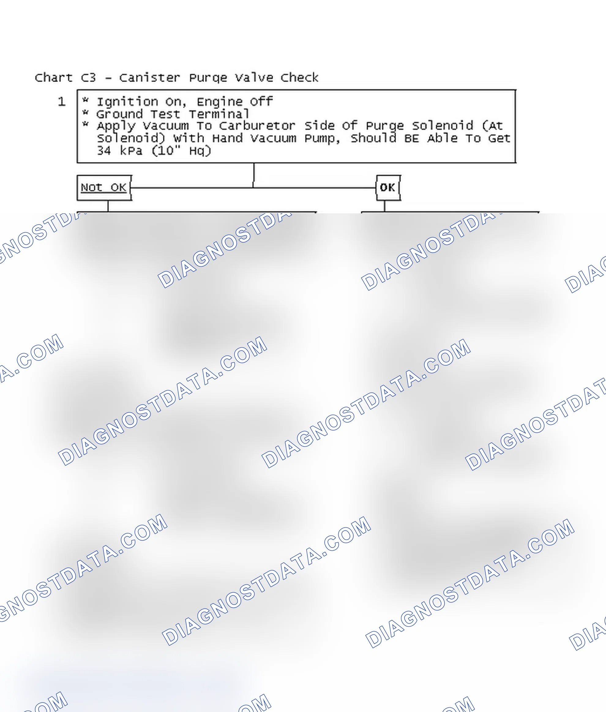 Scheme 162: Flow Chart C3 - Canister Purge Valve Check