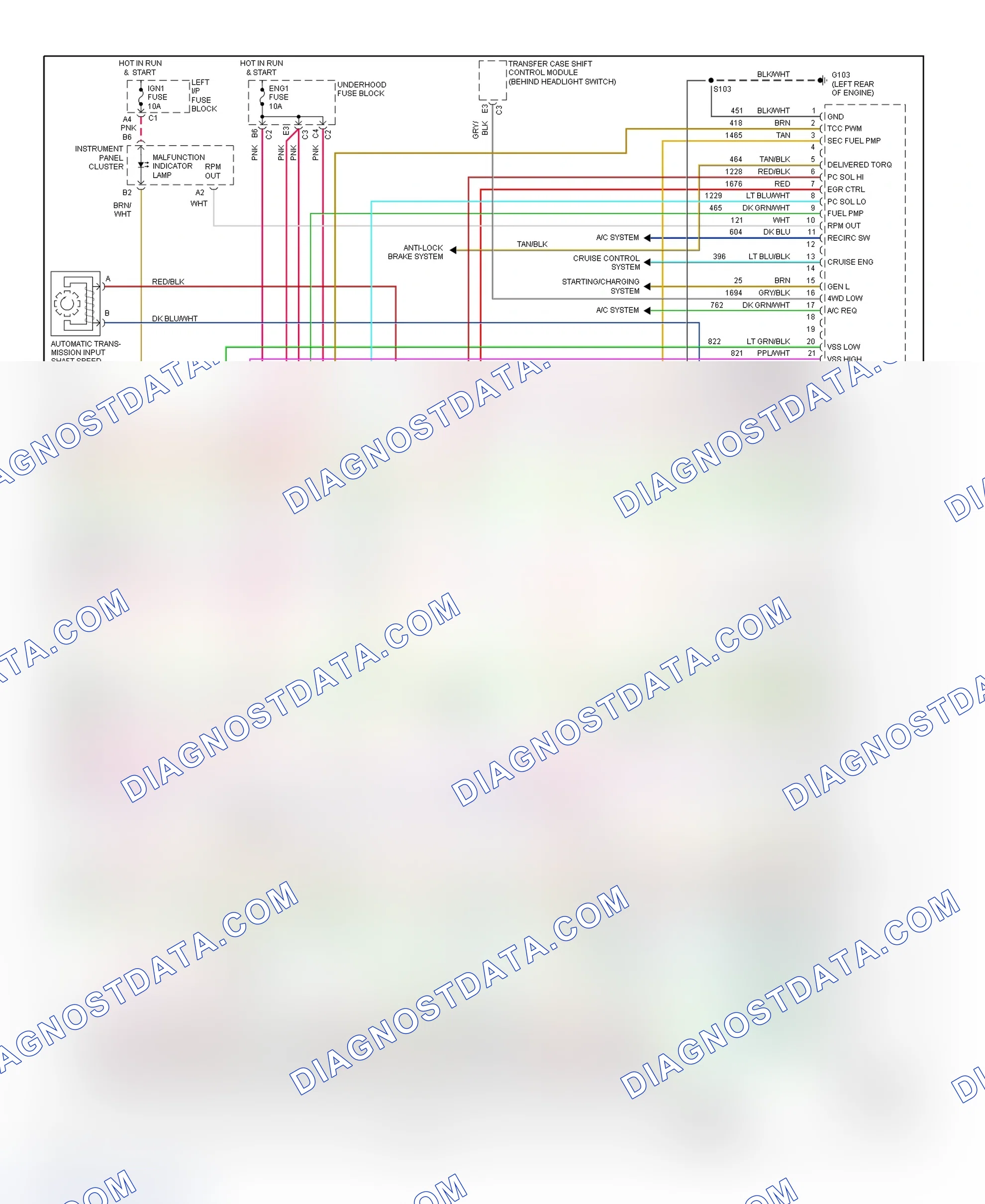 Scheme 50: PCM Wiring Diagram (Escalade, Escalade EXT, Sierra, Silverado, Suburban & Yukon XL - 6.0L Gasoline - With Case & Isolated Ground HO2S - 5 Of 5)