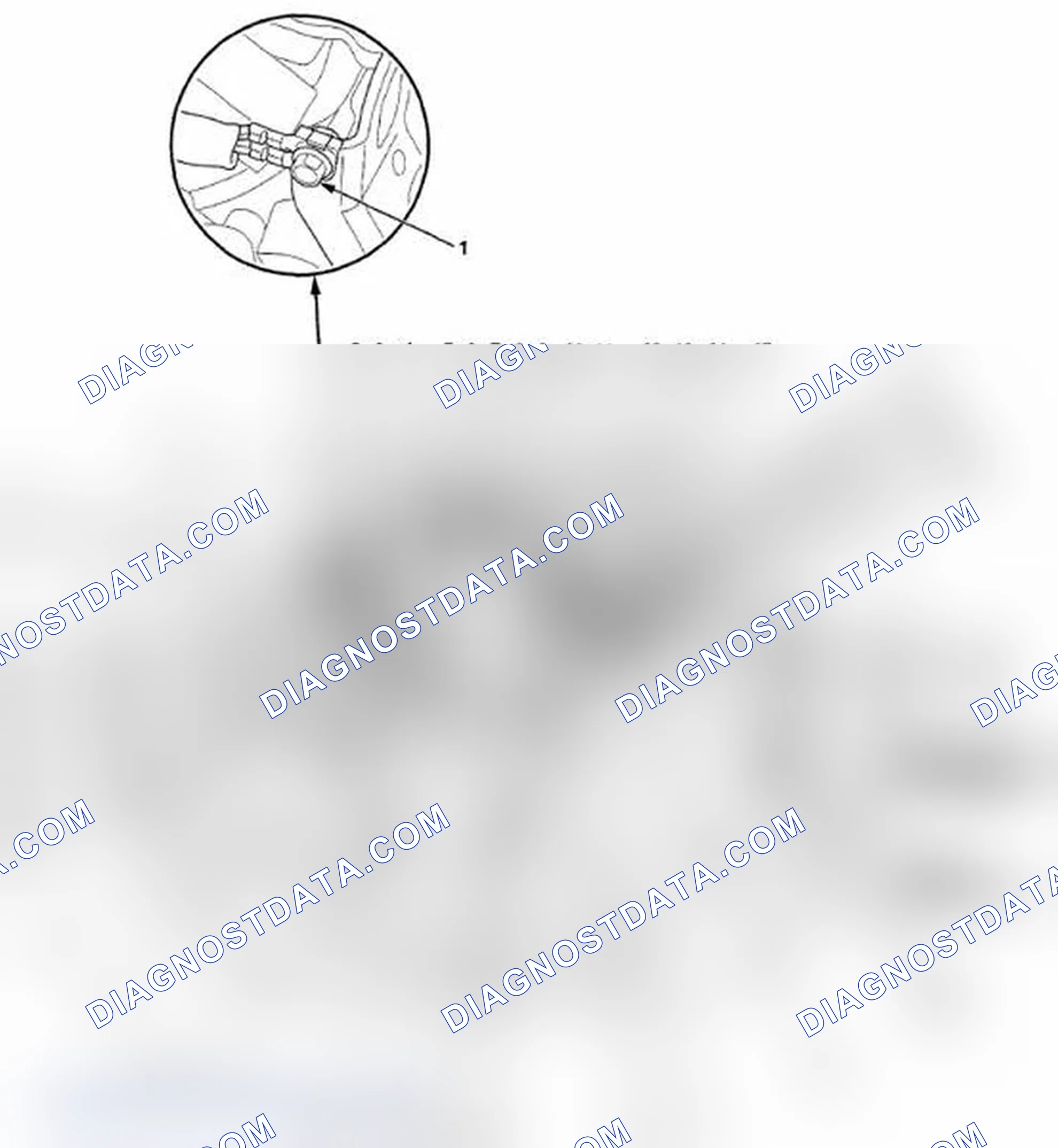 Scheme 19: Identifying Engine Wire Harness And Knock Sensor Harness (Engine Section)