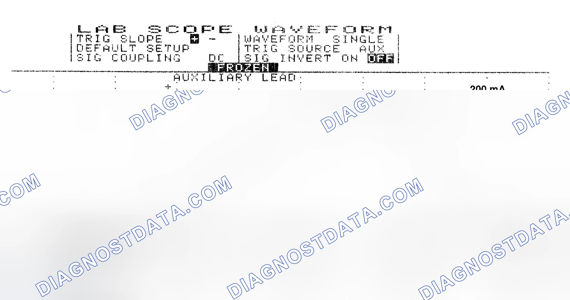 Scheme 13: Single Injector w/Normal Current Flow - Current Pattern