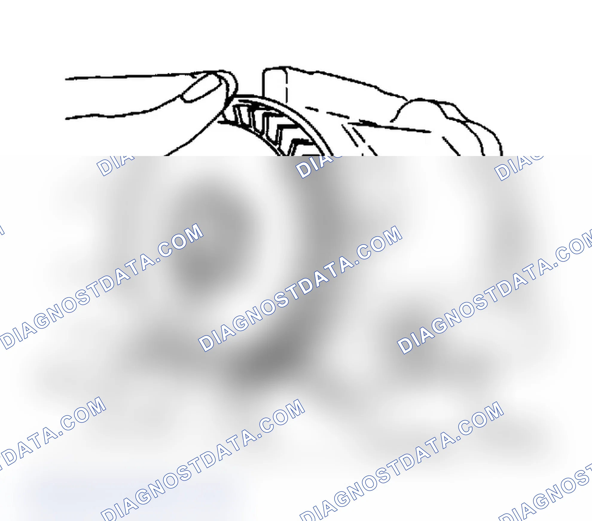 Scheme 46: Removing Centrifugal Fan Filter from Air Injection Pump with Pulley Removed