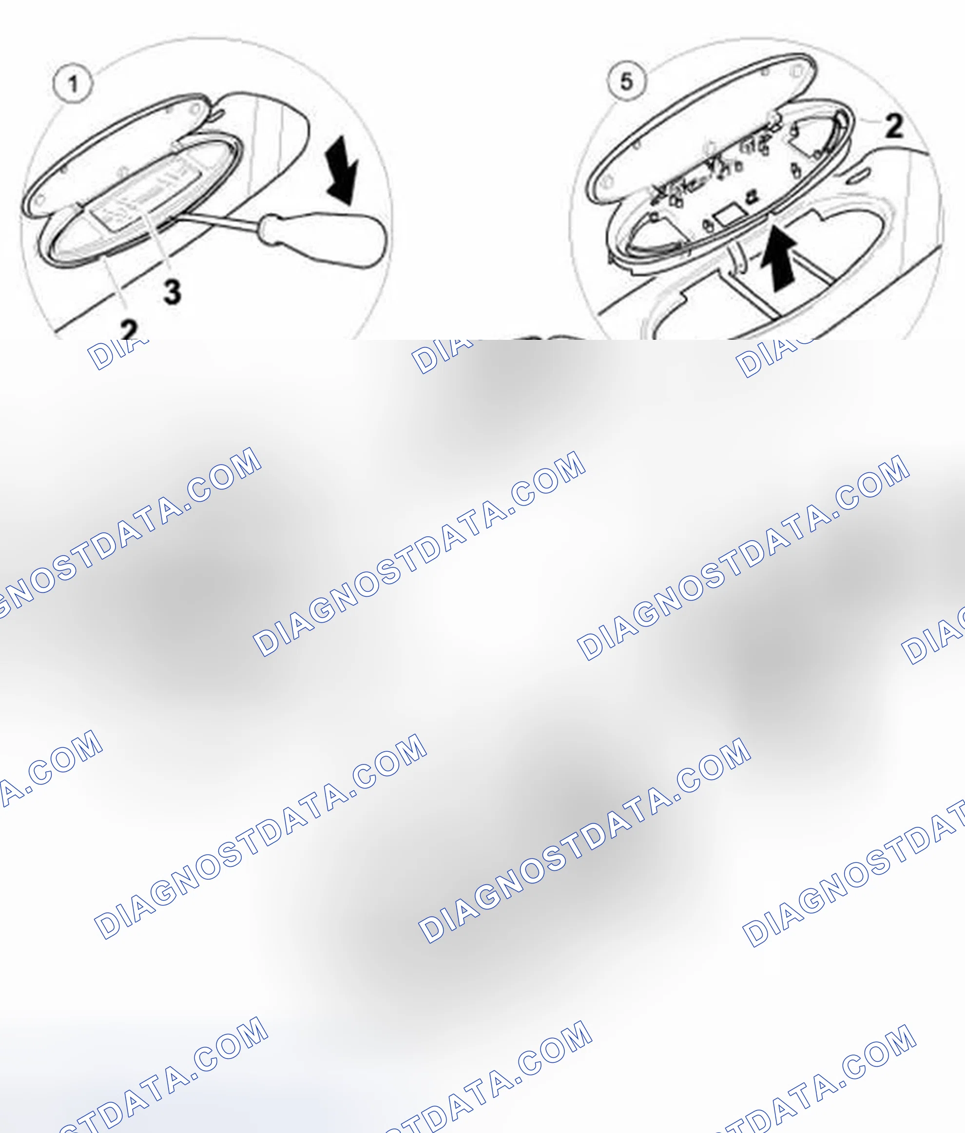 Scheme 42: Disassembling sun visor