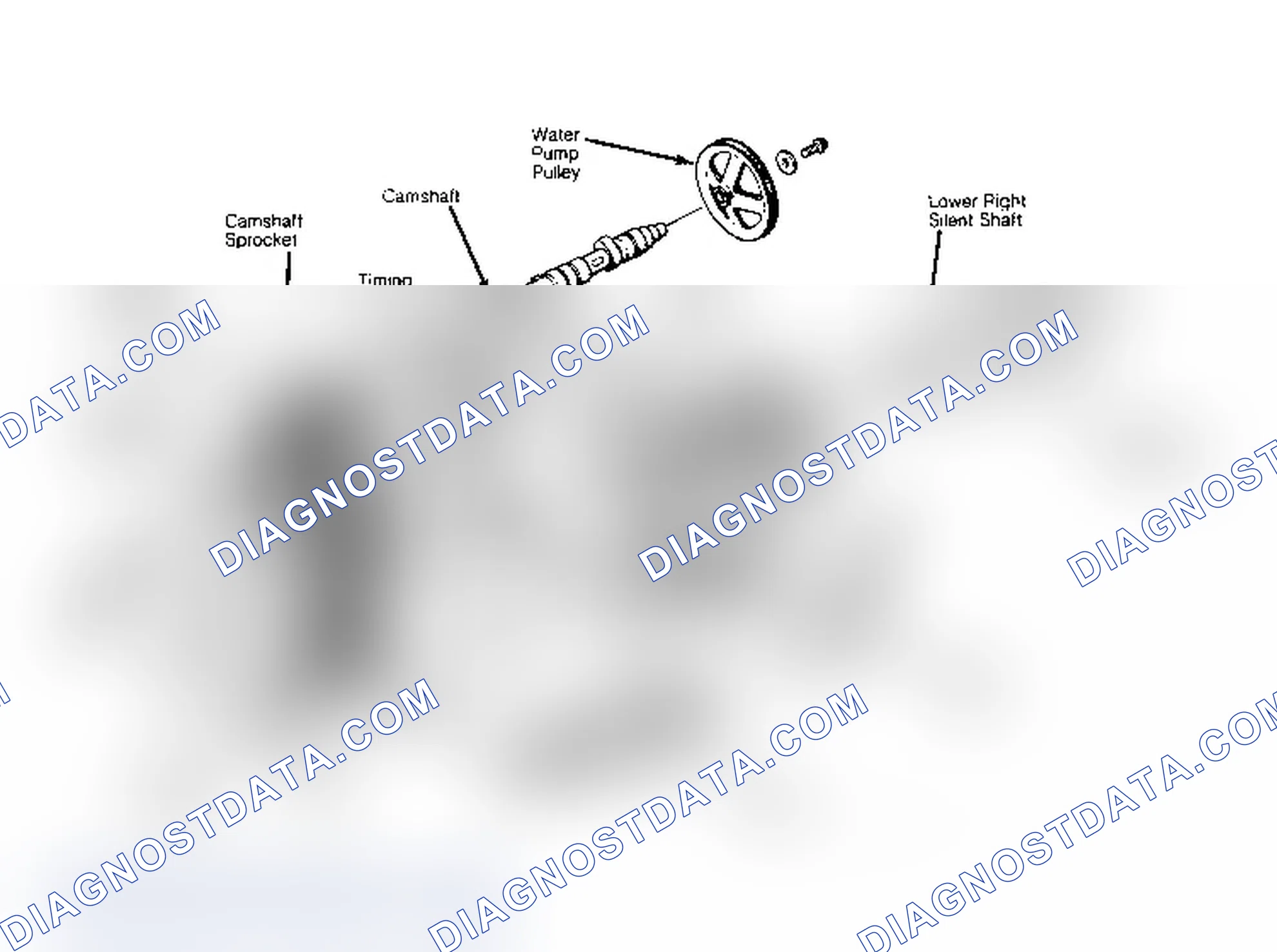 Scheme 7: Camshaft, Timing Chain, and Silent Shaft Assemblies