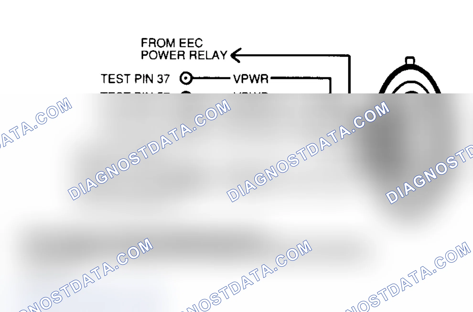 Scheme 10: MAF Sensor Ckt. & Conn. Terminal ID (Bronco - Black Conn.)