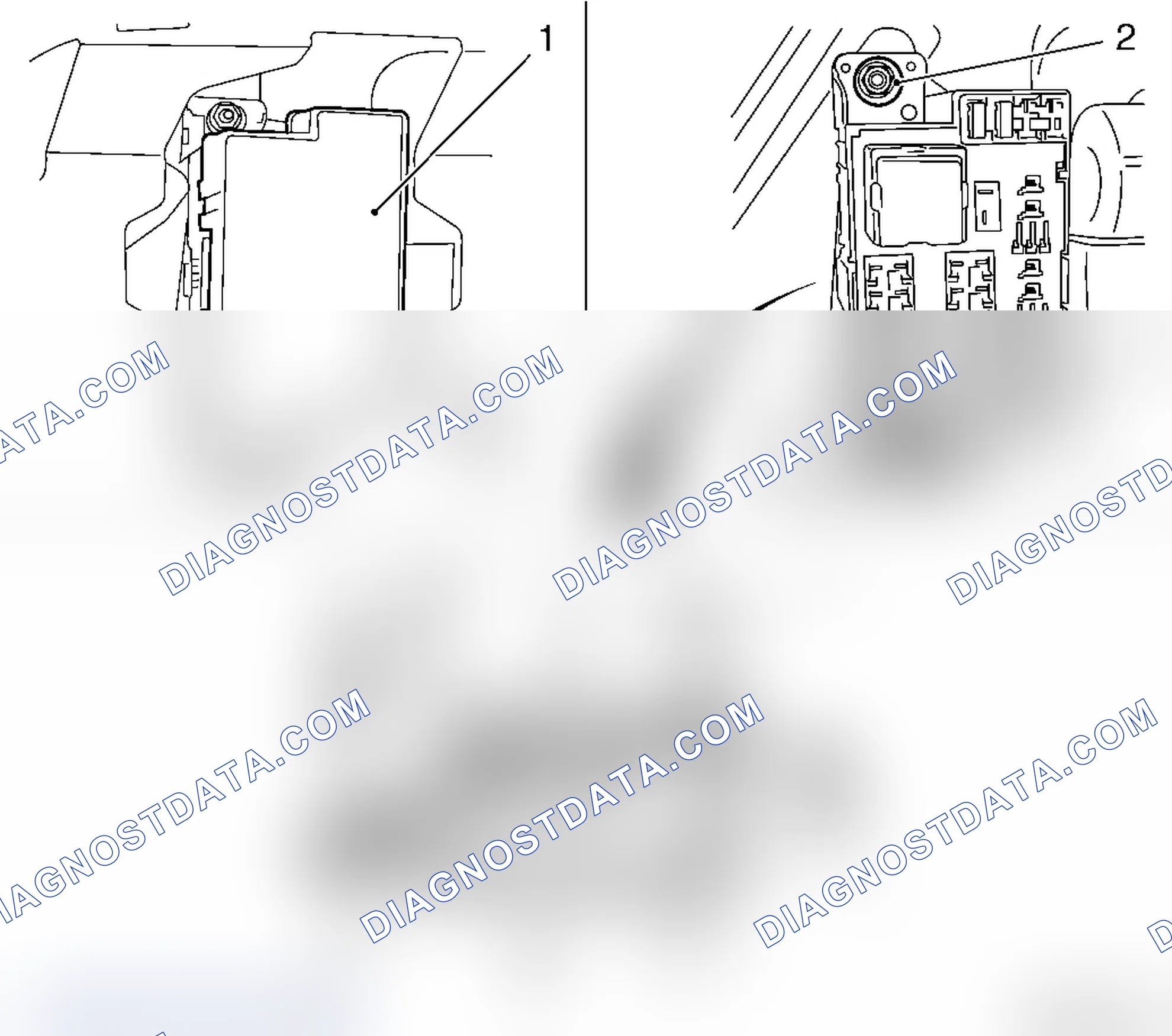 Replace Relay Support Holder, Side Wall Rear