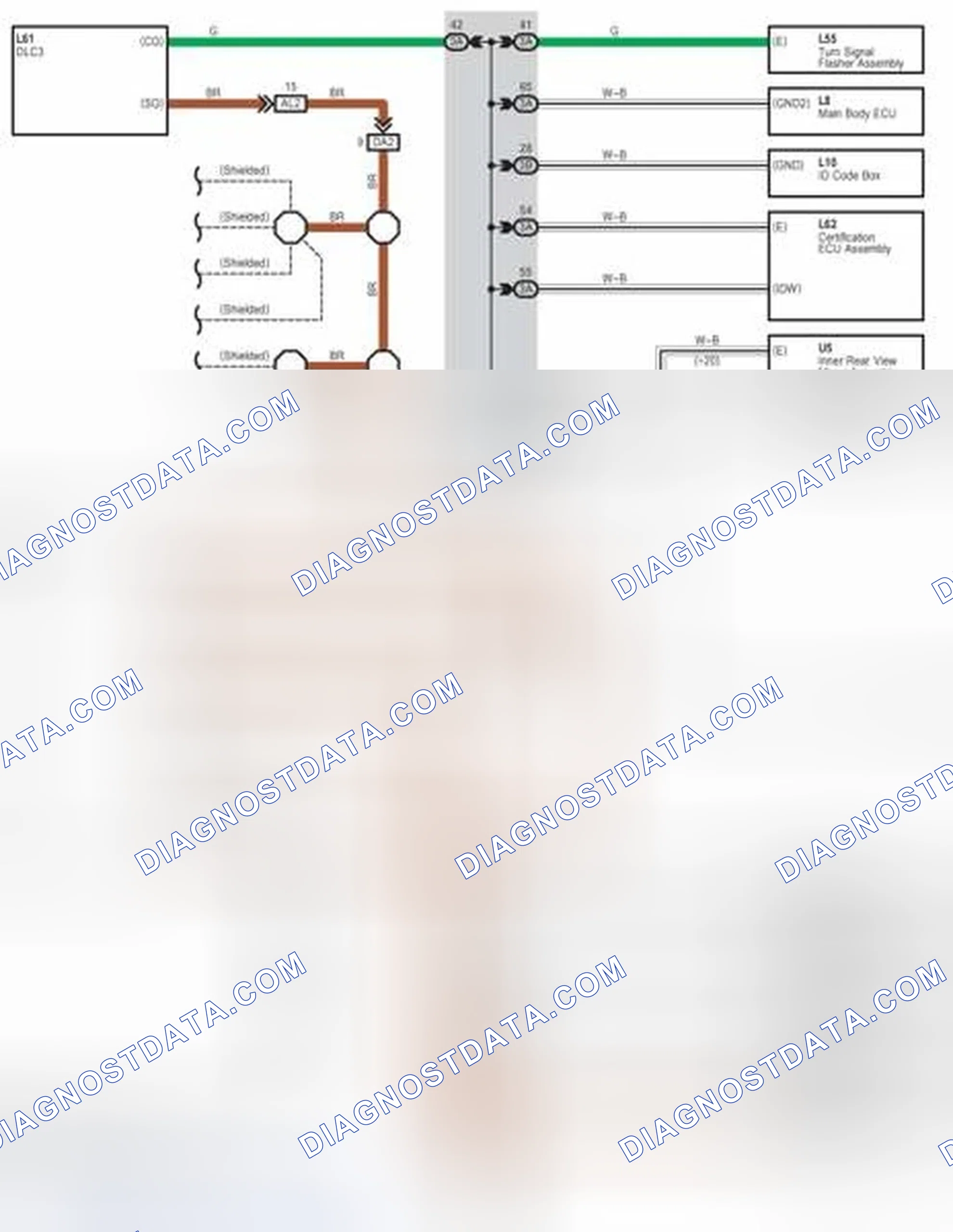 Scheme 605: Ground Point Electrical Wiring Diagram (3 Of 8)