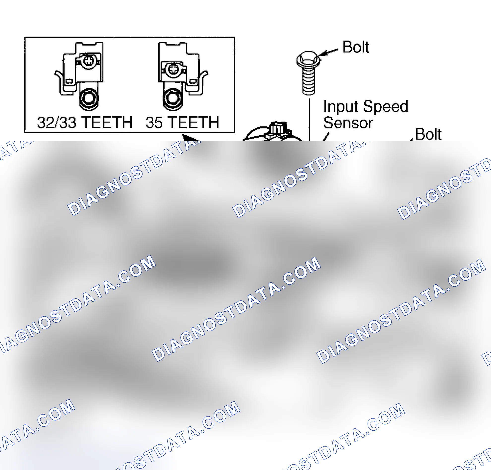 Scheme 44: INPUT SPEED SENSOR & WIRING HARNESS