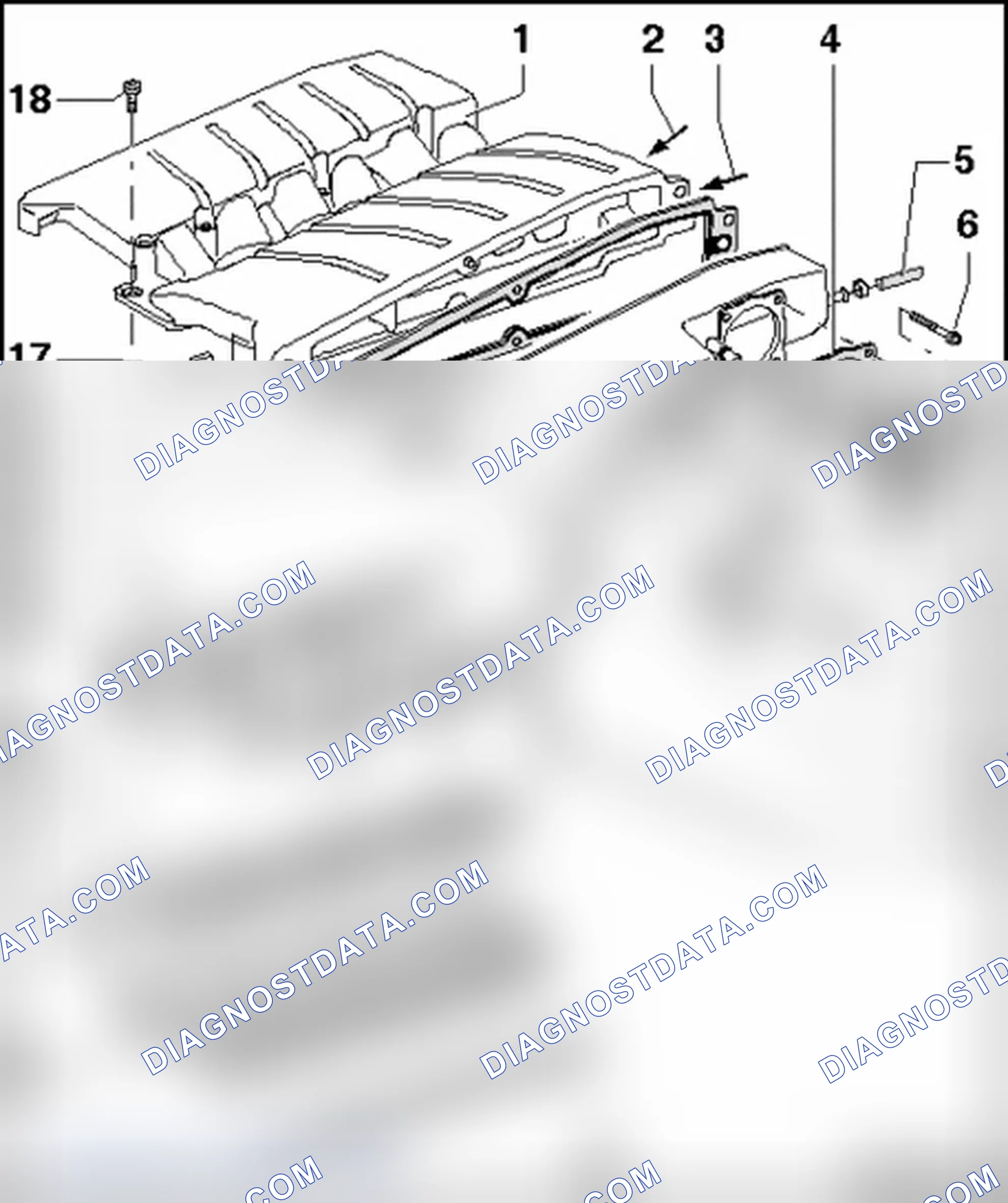 Scheme 960: Intake Manifold, Disassembling and Assembling