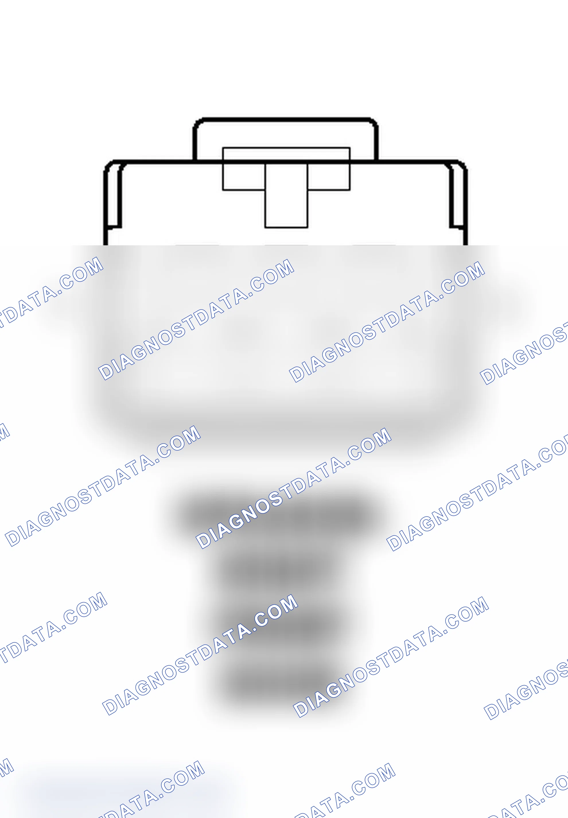 Scheme 60: Right Front Door Speaker Connector End View