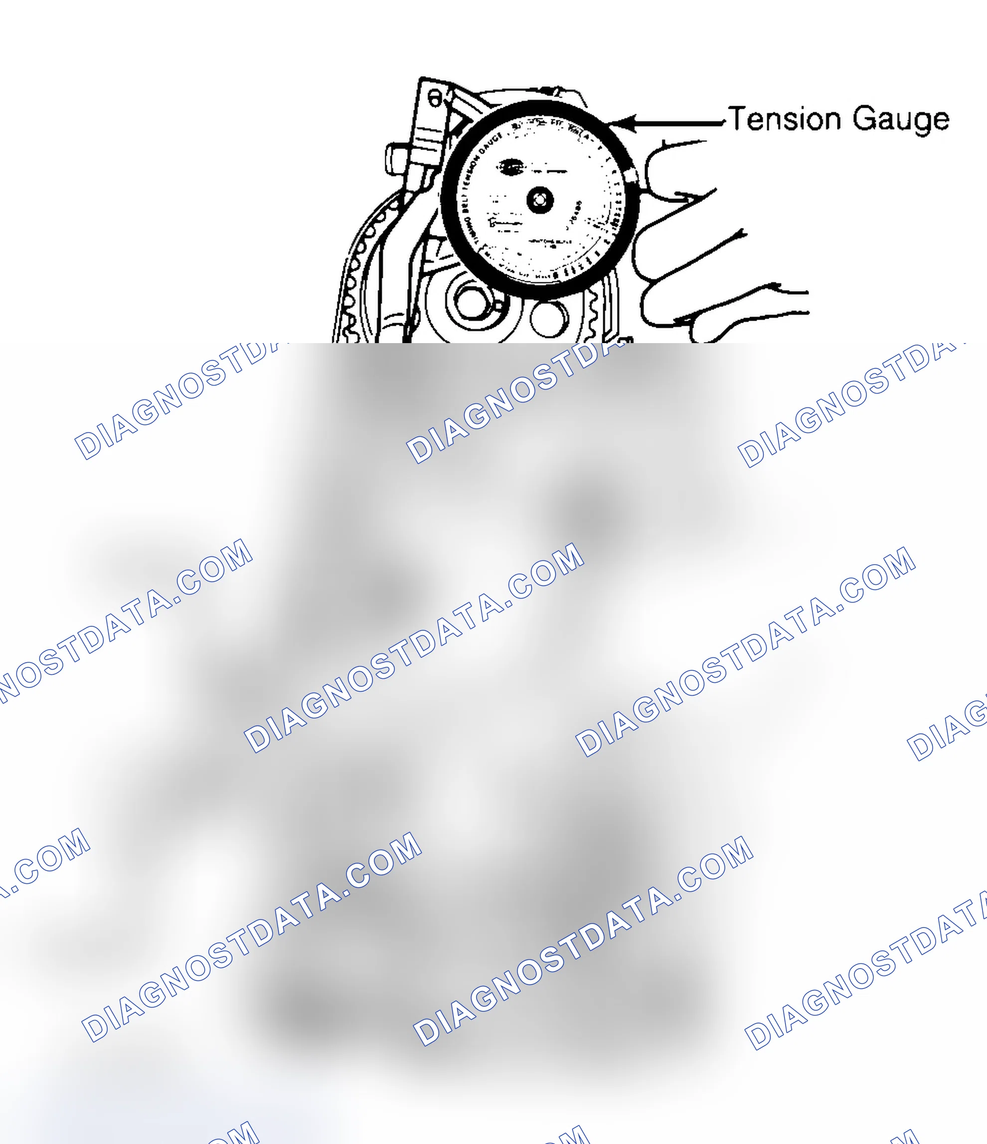 Scheme 28: Adjusting Typical Timing Belt Tension