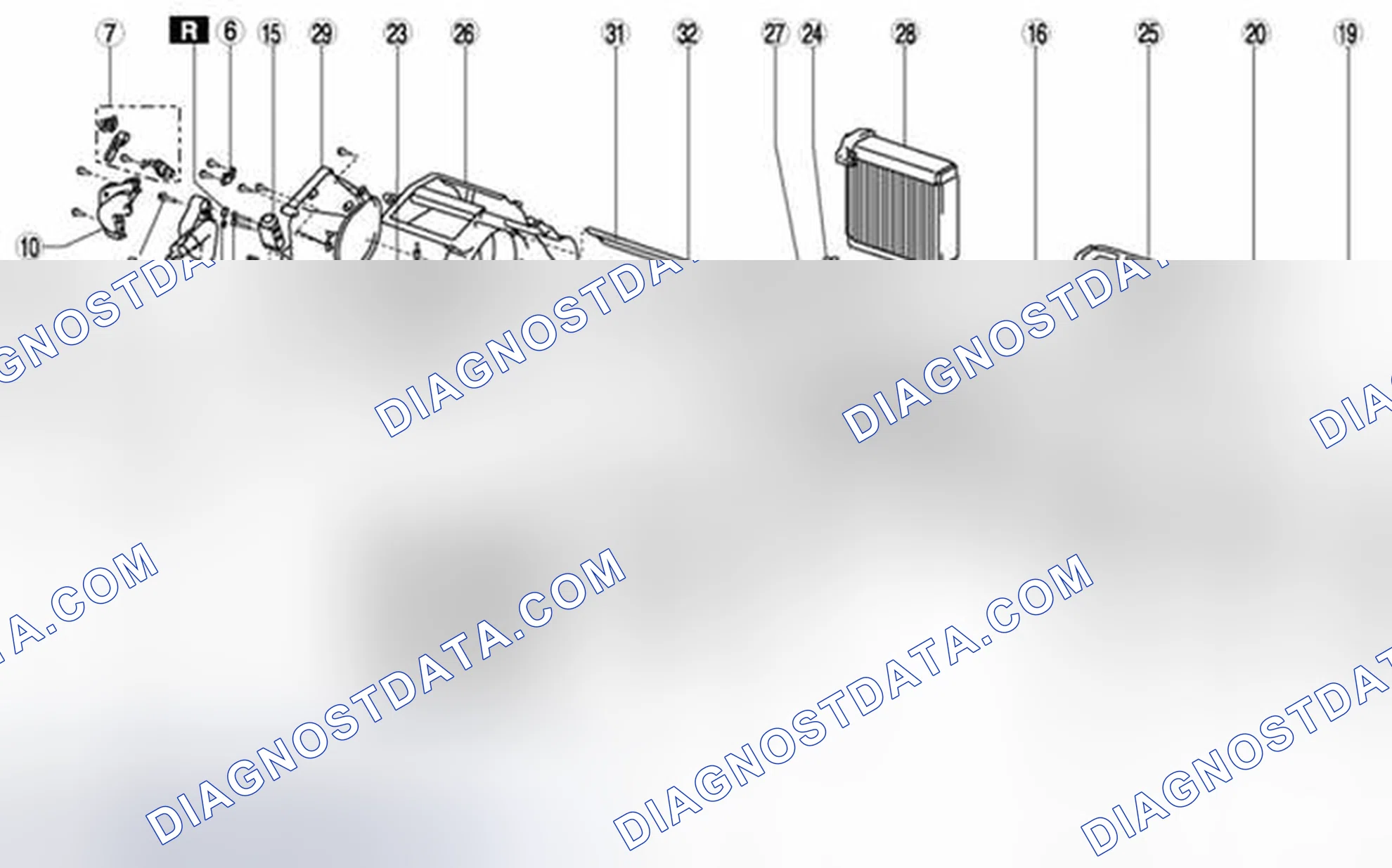 Scheme 50: Identifying A/C Unit Disassemble Order With Torque Specifications
