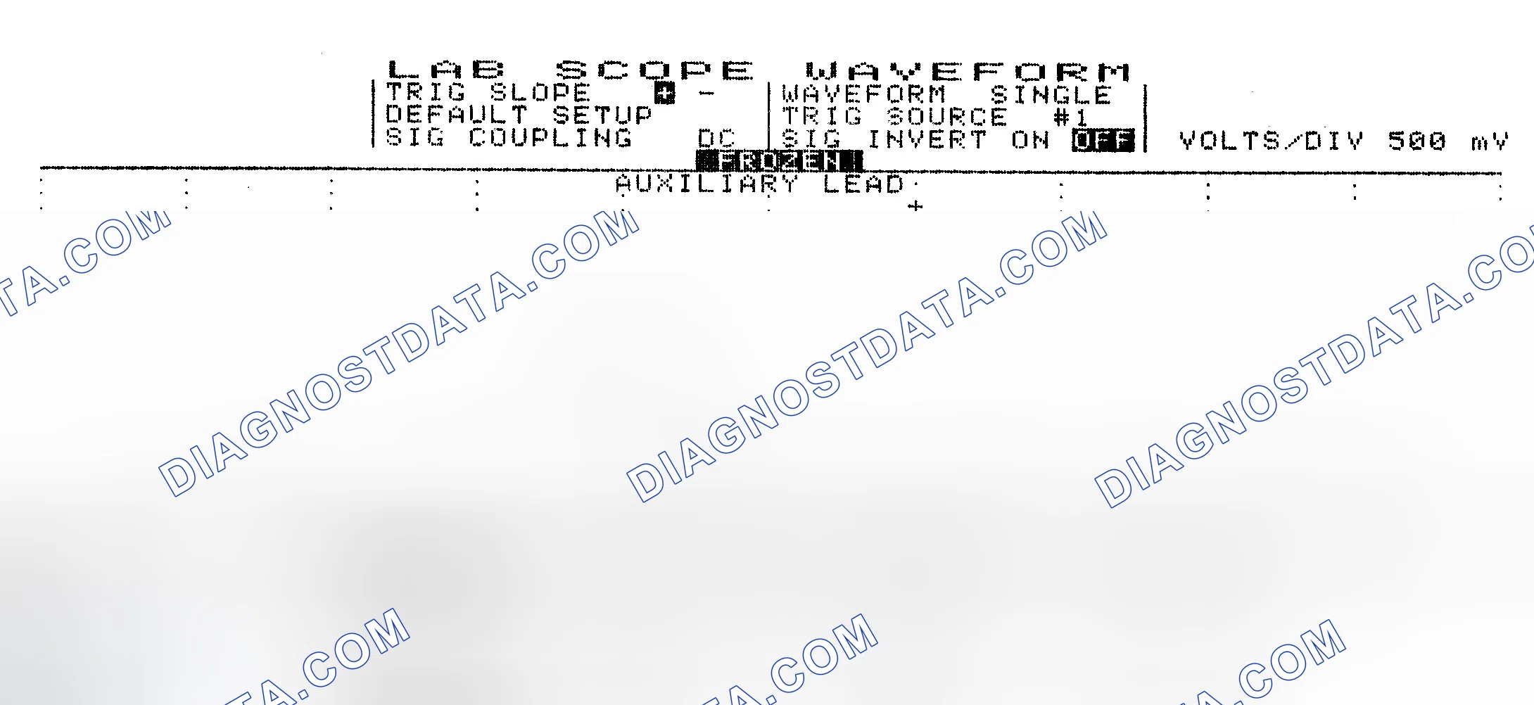 Scheme 10: Single Injector w/Excessive Current Flow - Current Pattern