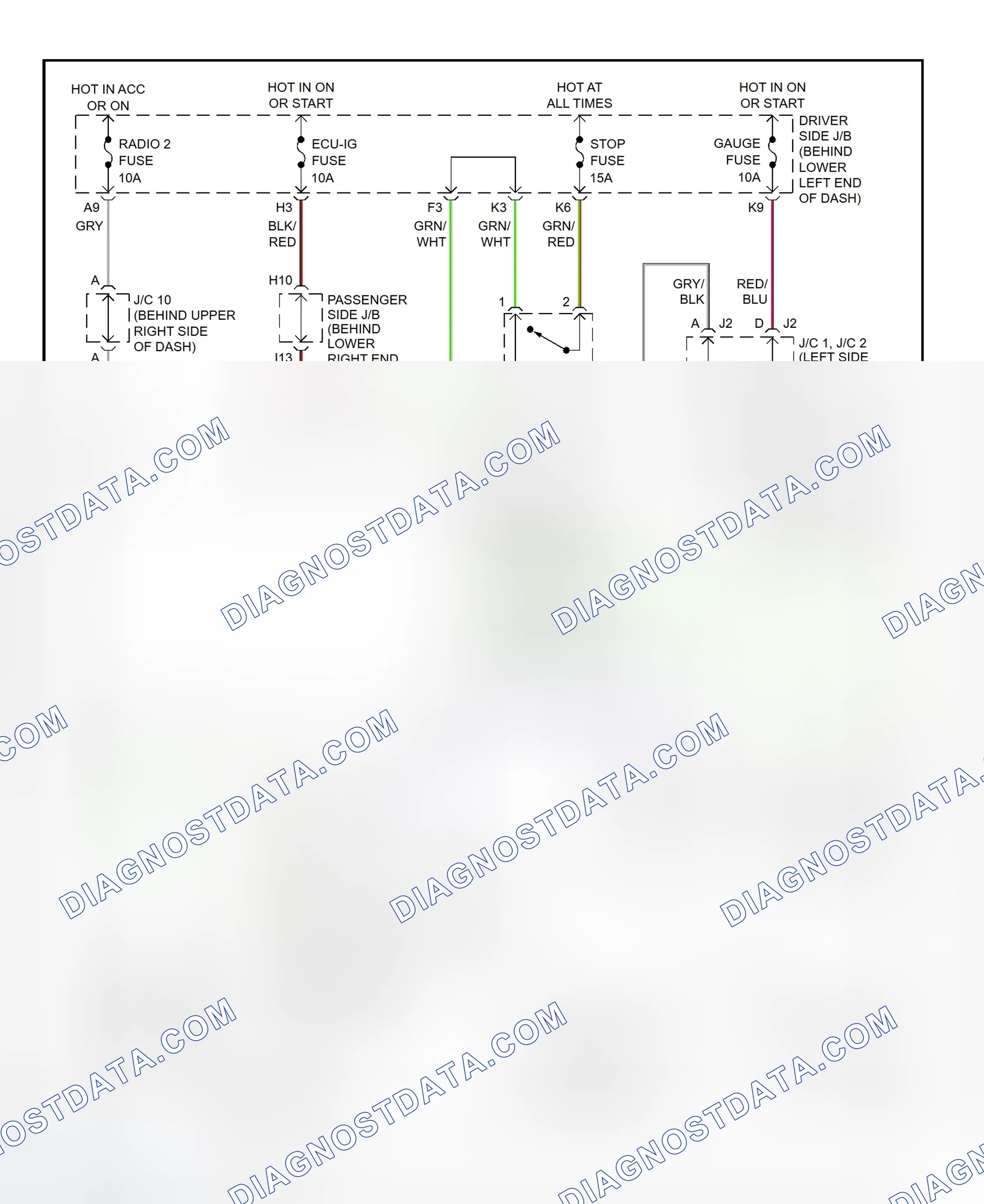Scheme 420: Shift Interlock System Wiring Diagram (2002 - Lexus IS300)