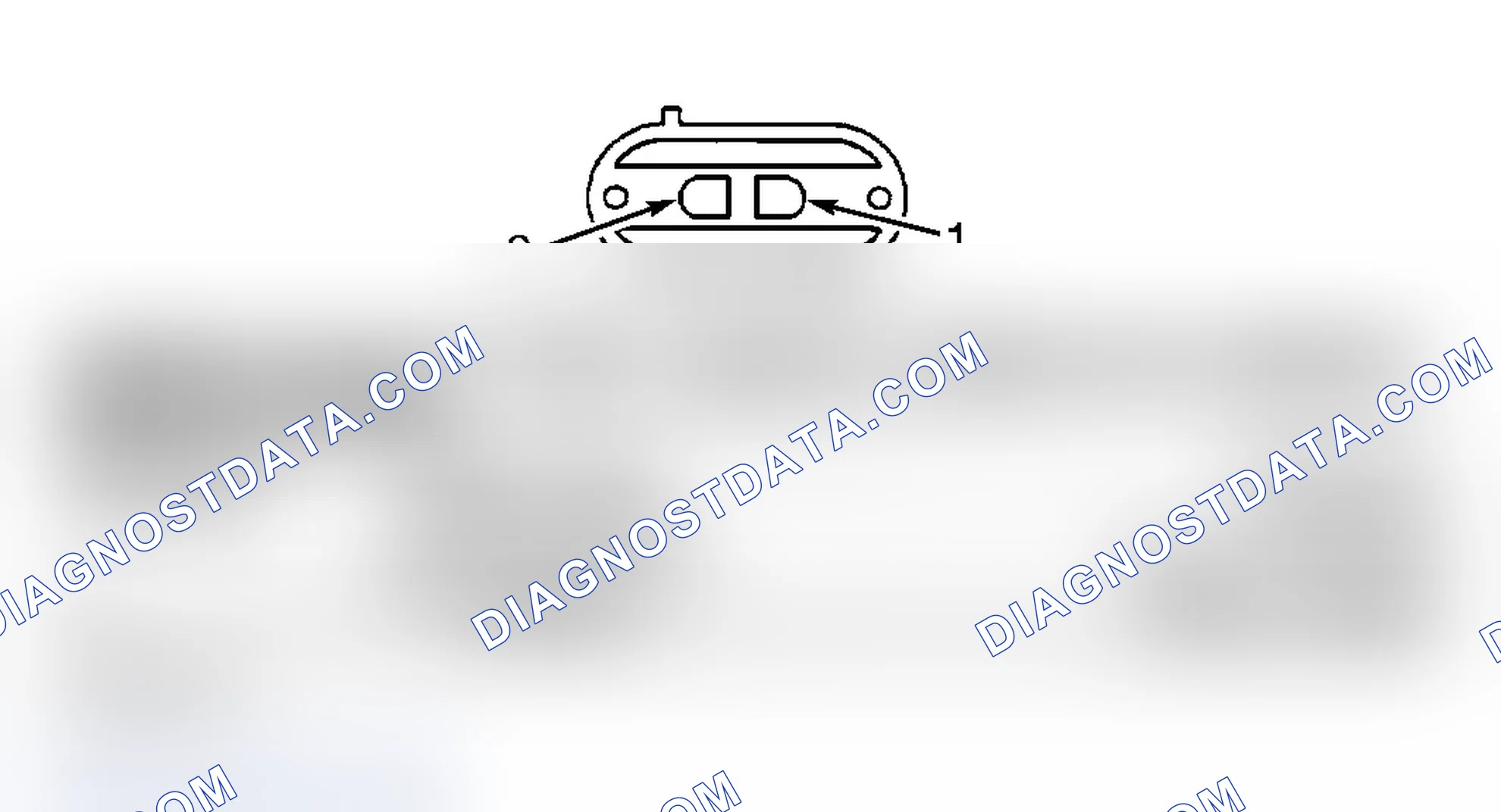 Scheme 86: ENGINE COOLANT TEMPERATURE SENSOR CONNECTOR END VIEW