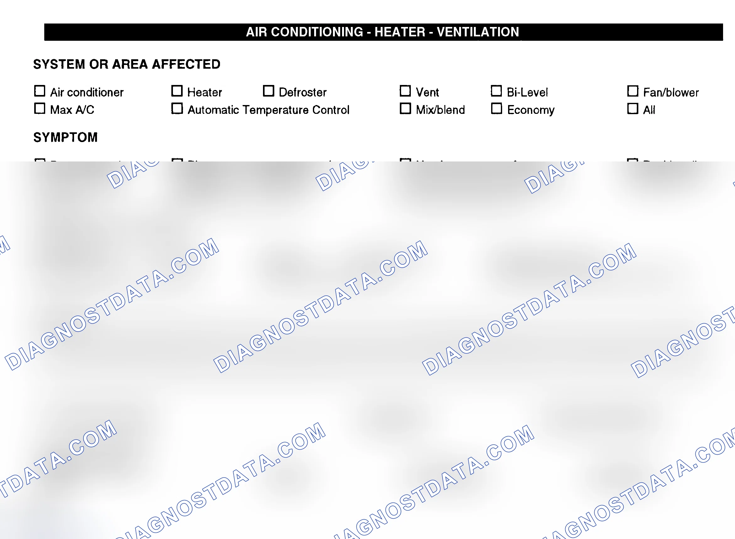 Scheme 8: Air Conditioning, Heater & Ventilation