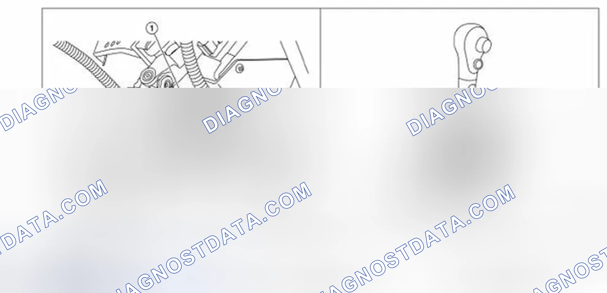 Scheme 93: SHIFT LOCK SYSTEM: Component Parts Location