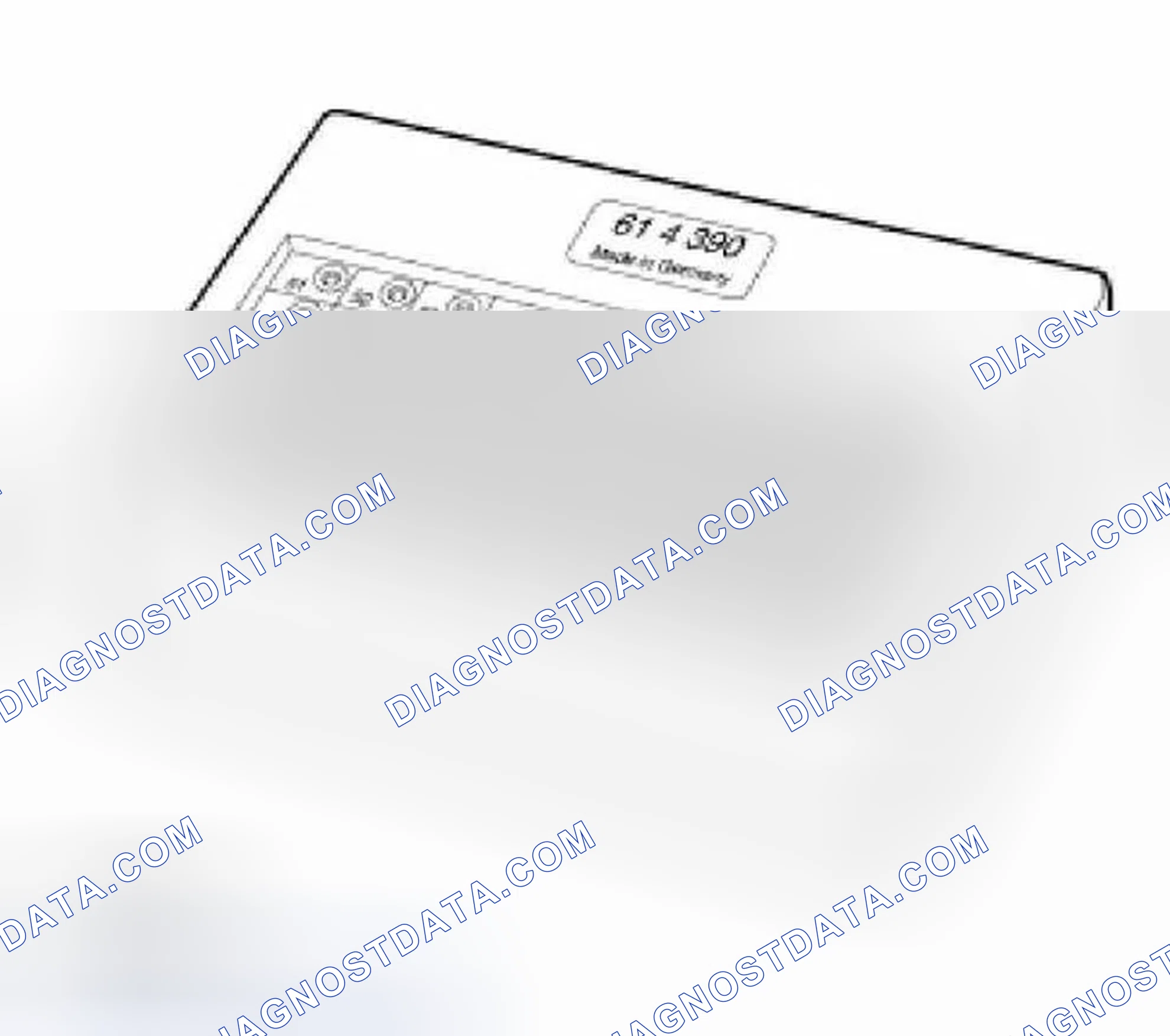 Scheme 197: 61 4 390 Measuring box, 60-pin