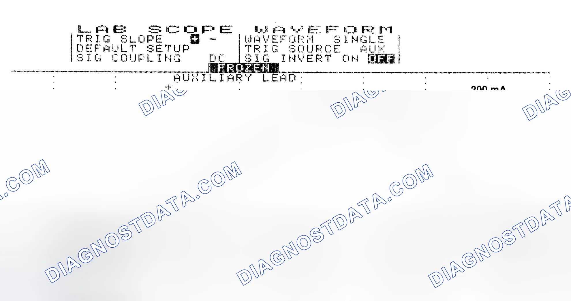 Scheme 13: Single Injector w/Normal Current Flow - Current Pattern