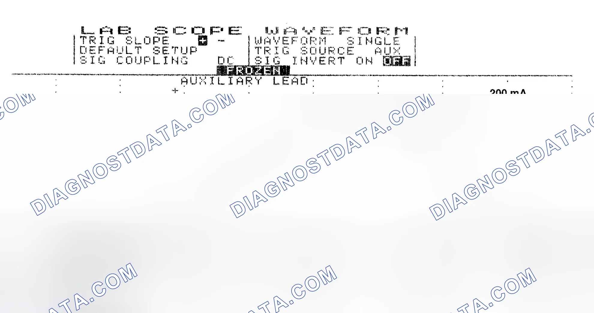 Scheme 13: Single Injector w/Normal Current Flow - Current Pattern