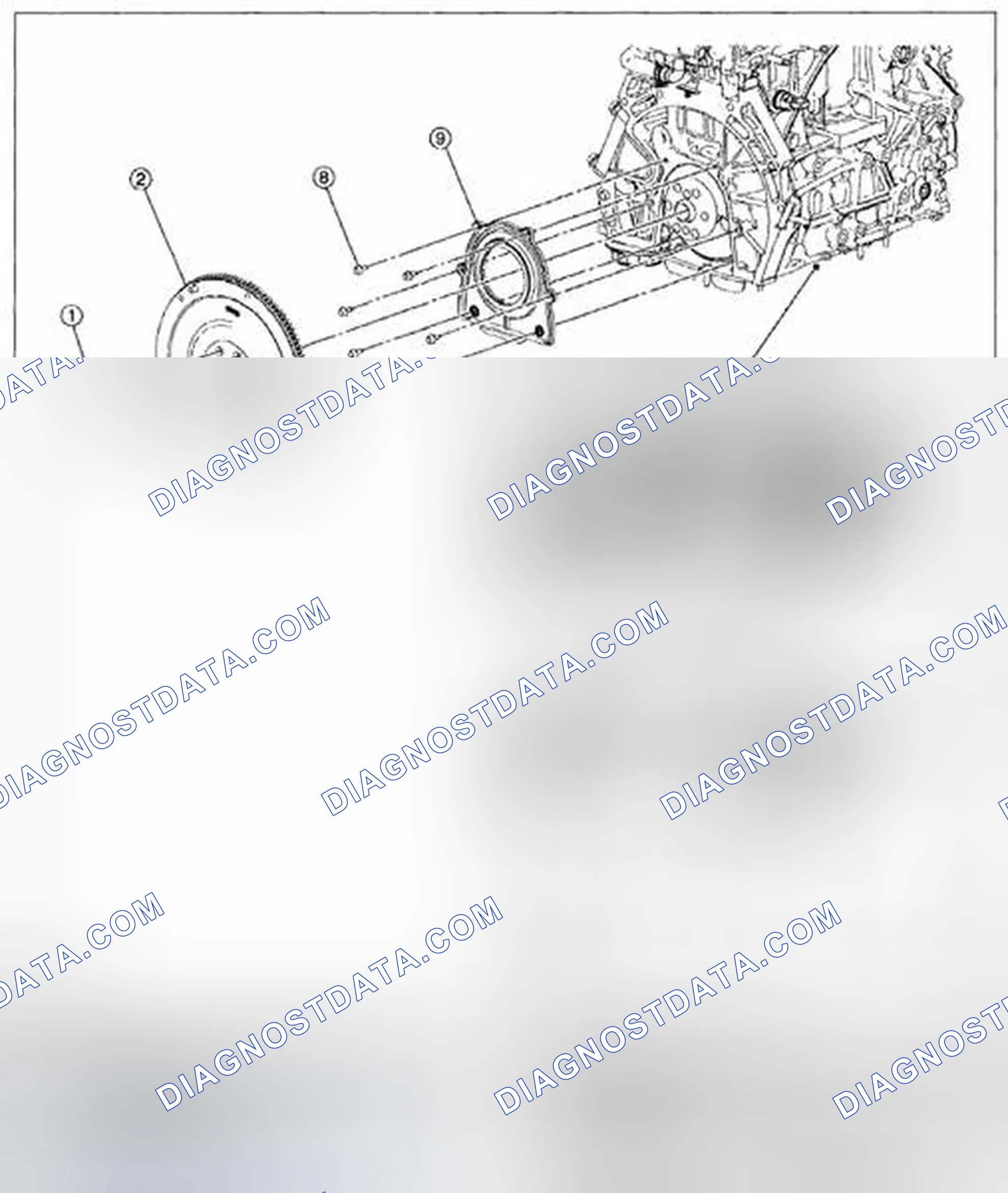 Scheme 45: Flexplate, Flywheel and Crankshaft Rear Oil Seal
