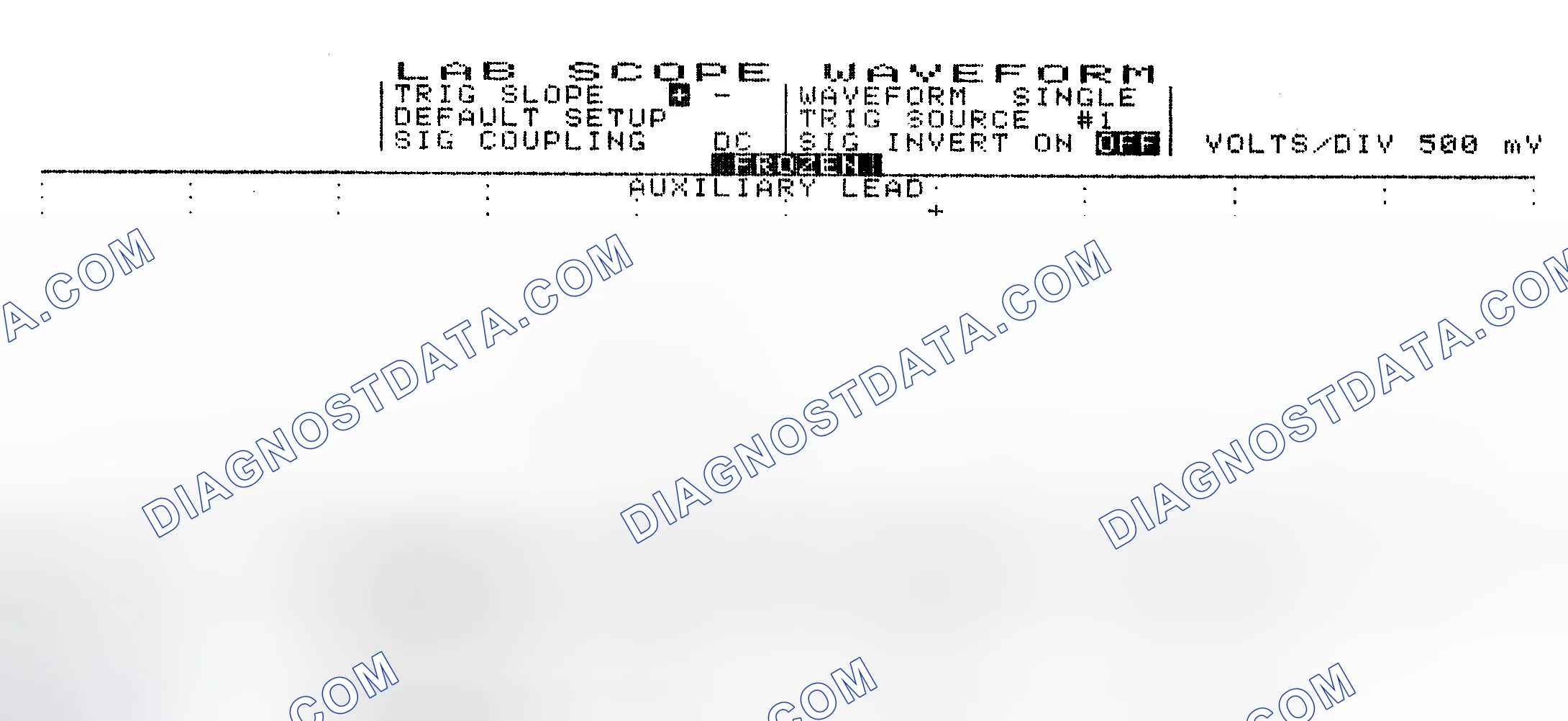 Scheme 10: Single Injector w/Excessive Current Flow - Current Pattern
