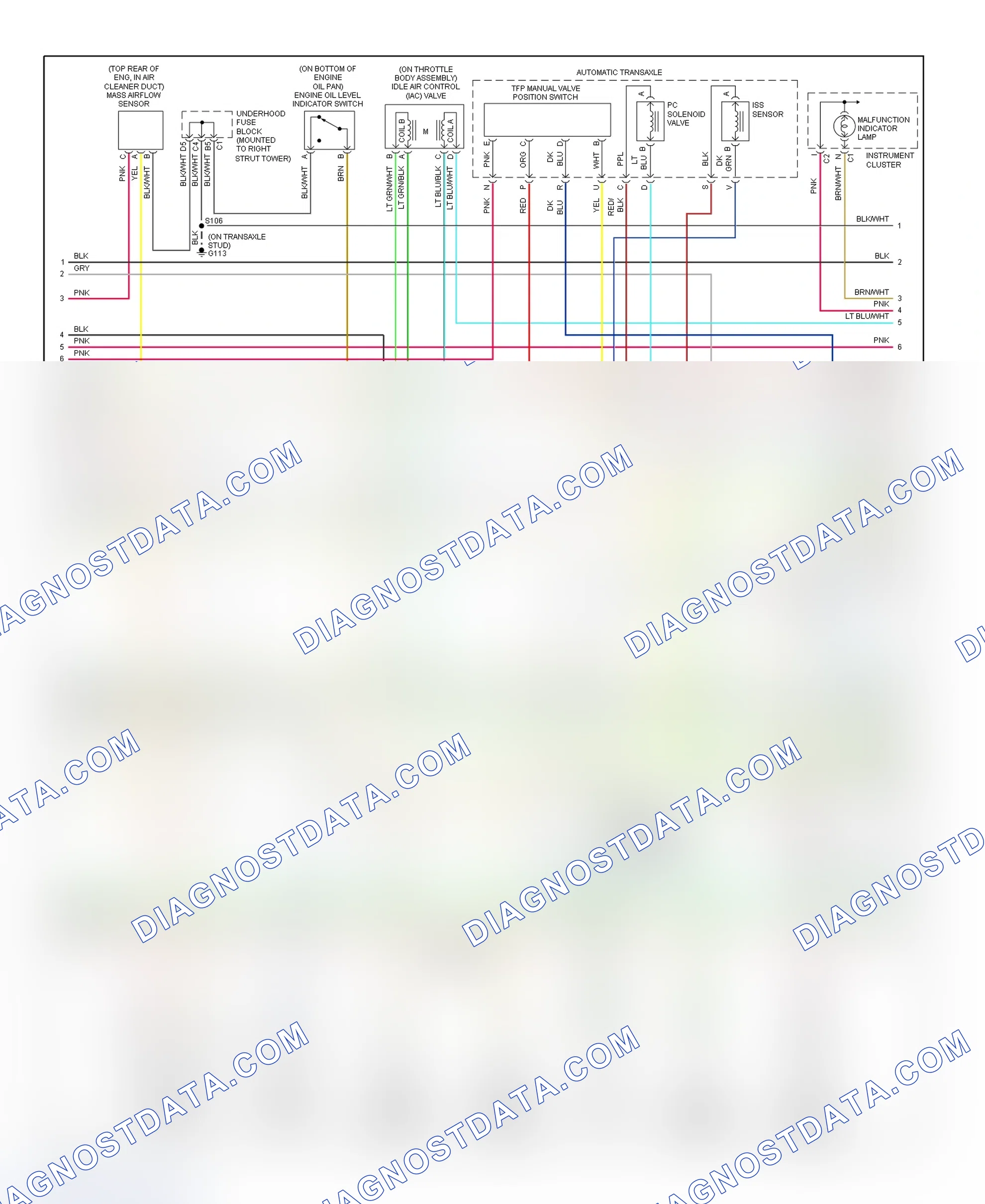 Scheme 161: PCM Wiring Diagram (Grand Prix - 3.1L - 3 Of 4)