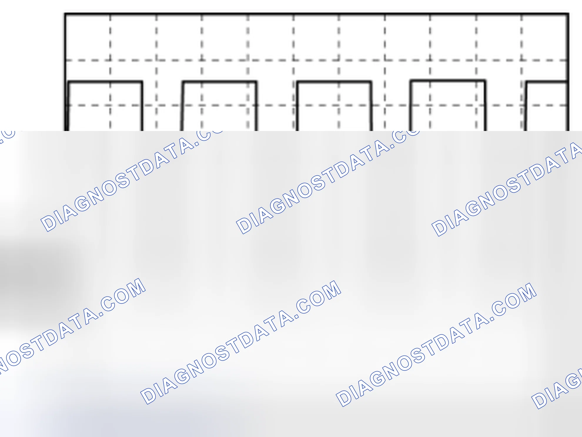 Scheme 46: APP Sensor No.2 Signal Waveform Graph - Accelerator Pedal Depressed