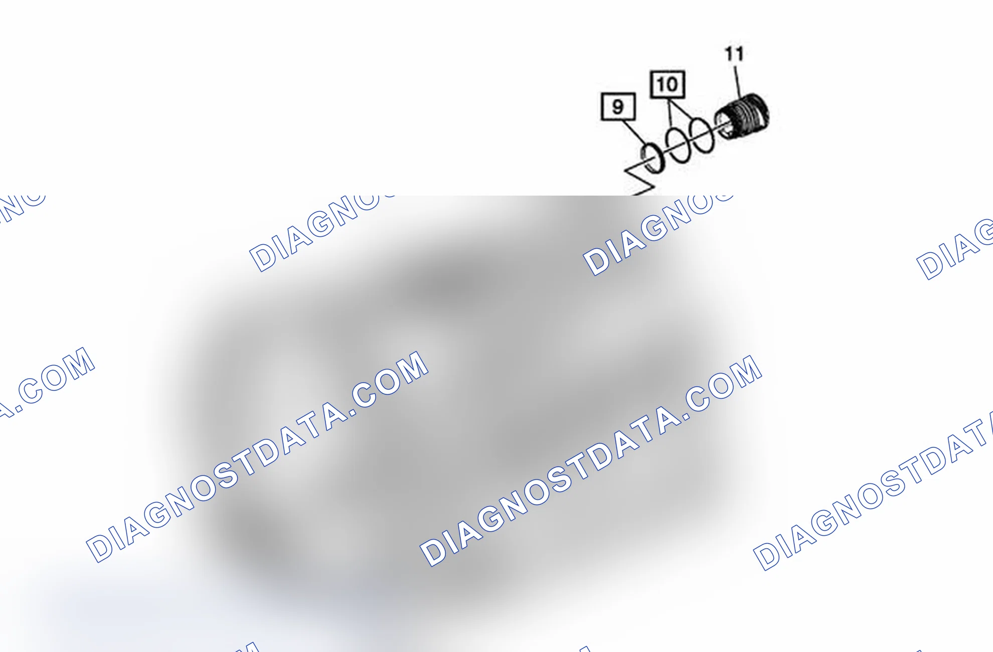 Scheme 102: A/Trans Electrical Connector Passage Sleeve Seal Kit