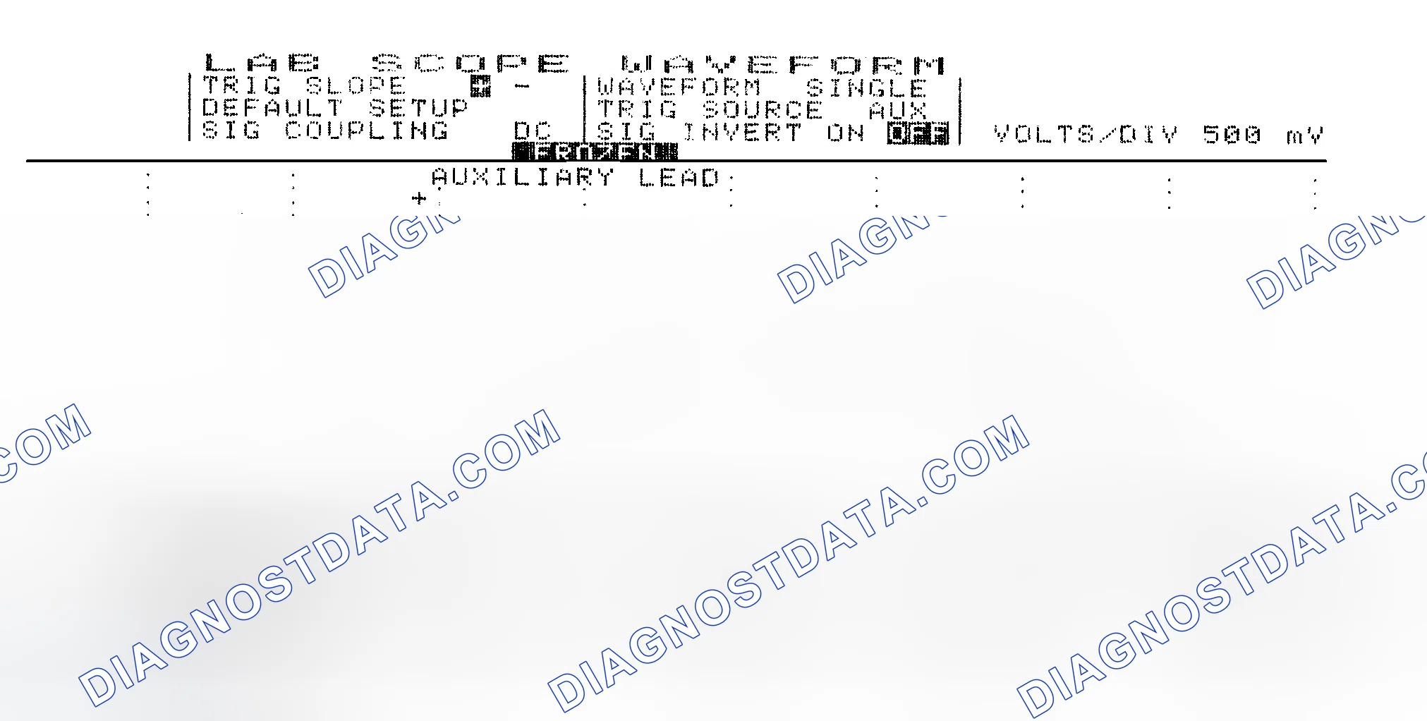 Scheme 14: Single Injector w/Excessive Current Flow - Current Pattern