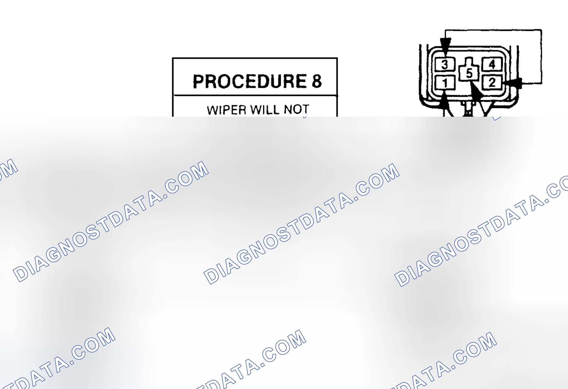 Scheme 10: FRONT - WIPER WILL NOT SHUT OFF