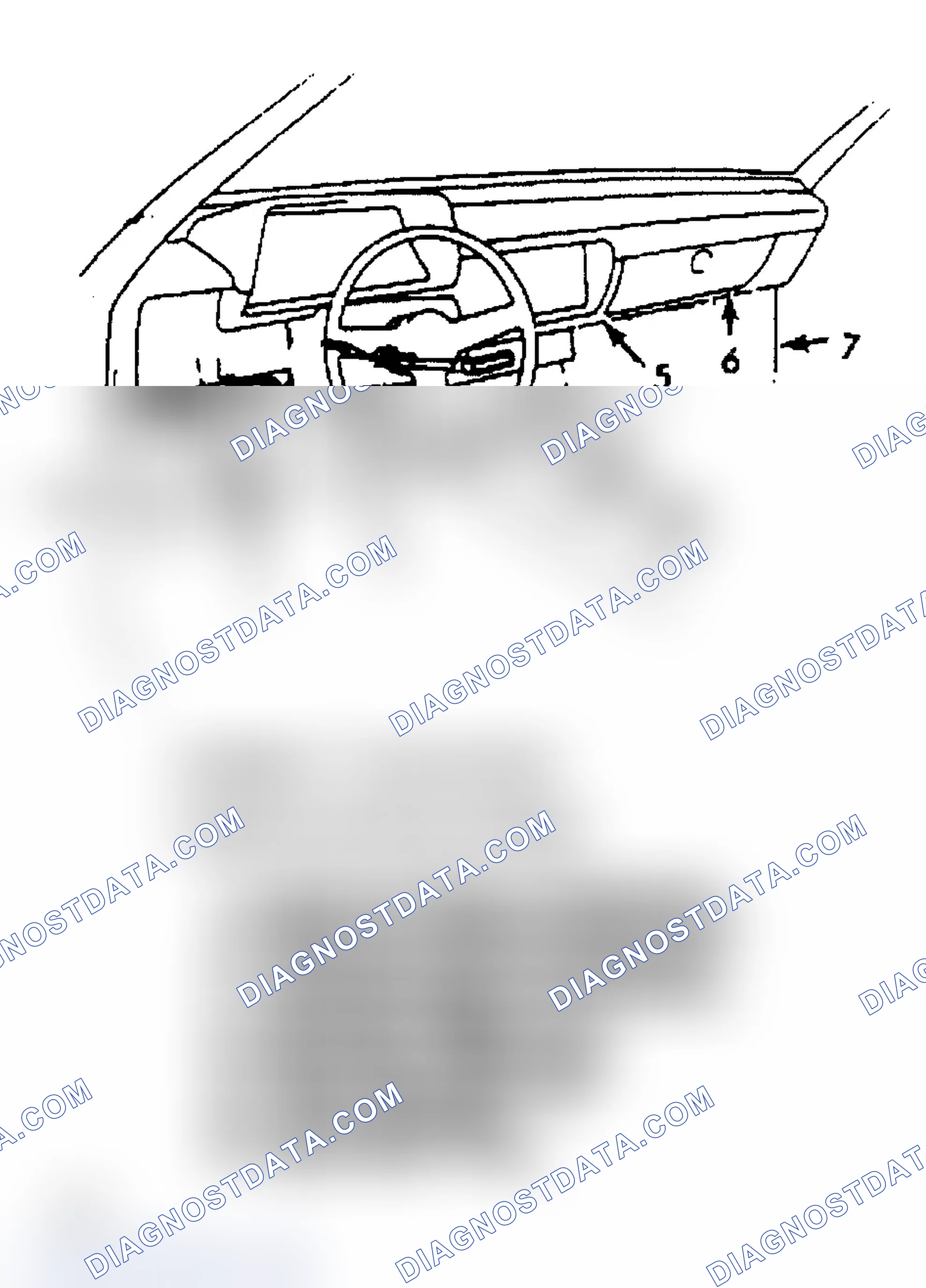 Fig. 1: Fuse & Flasher Locations Illustration