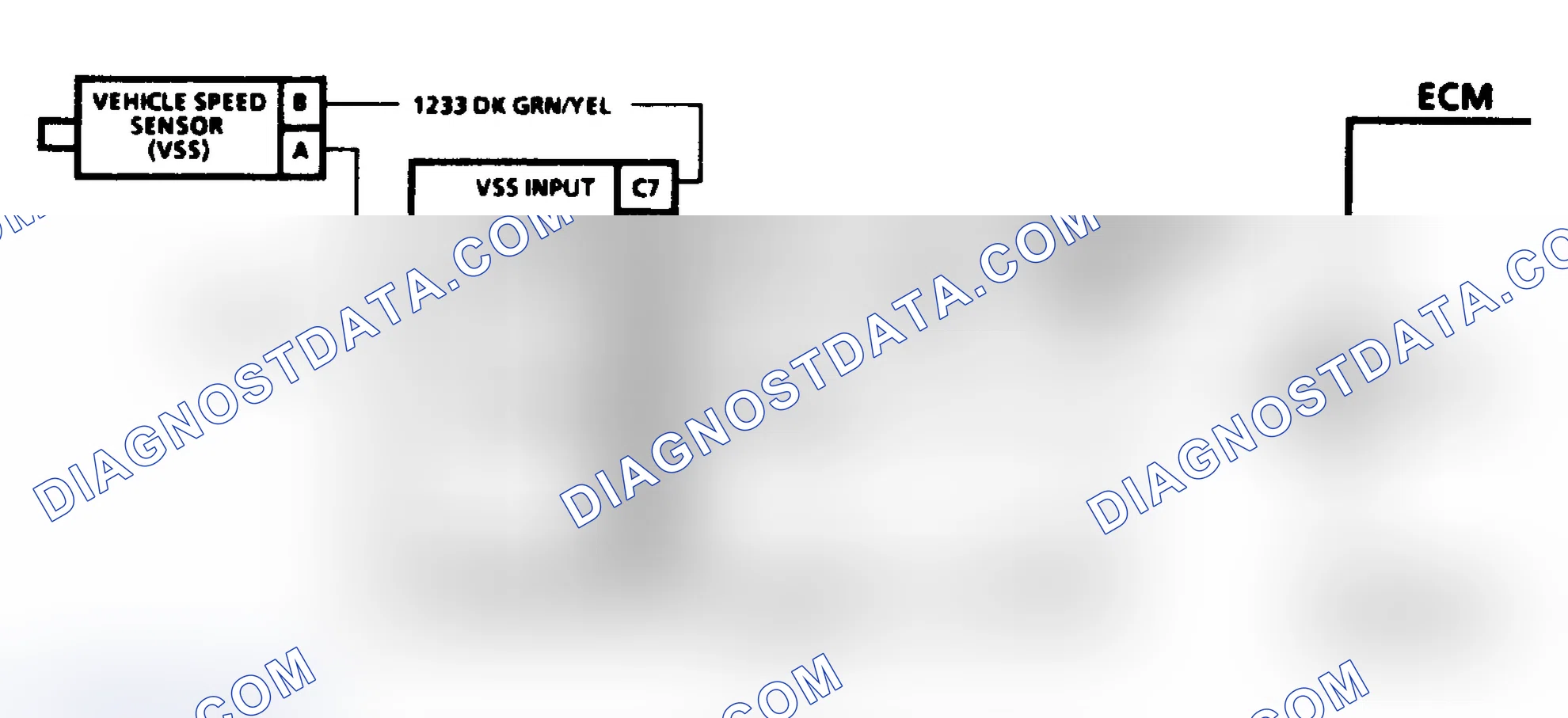 Scheme 106: Code 24 Schematic ("P" Series M/T) Vehicle Speed Sensor Transmission Output Signal